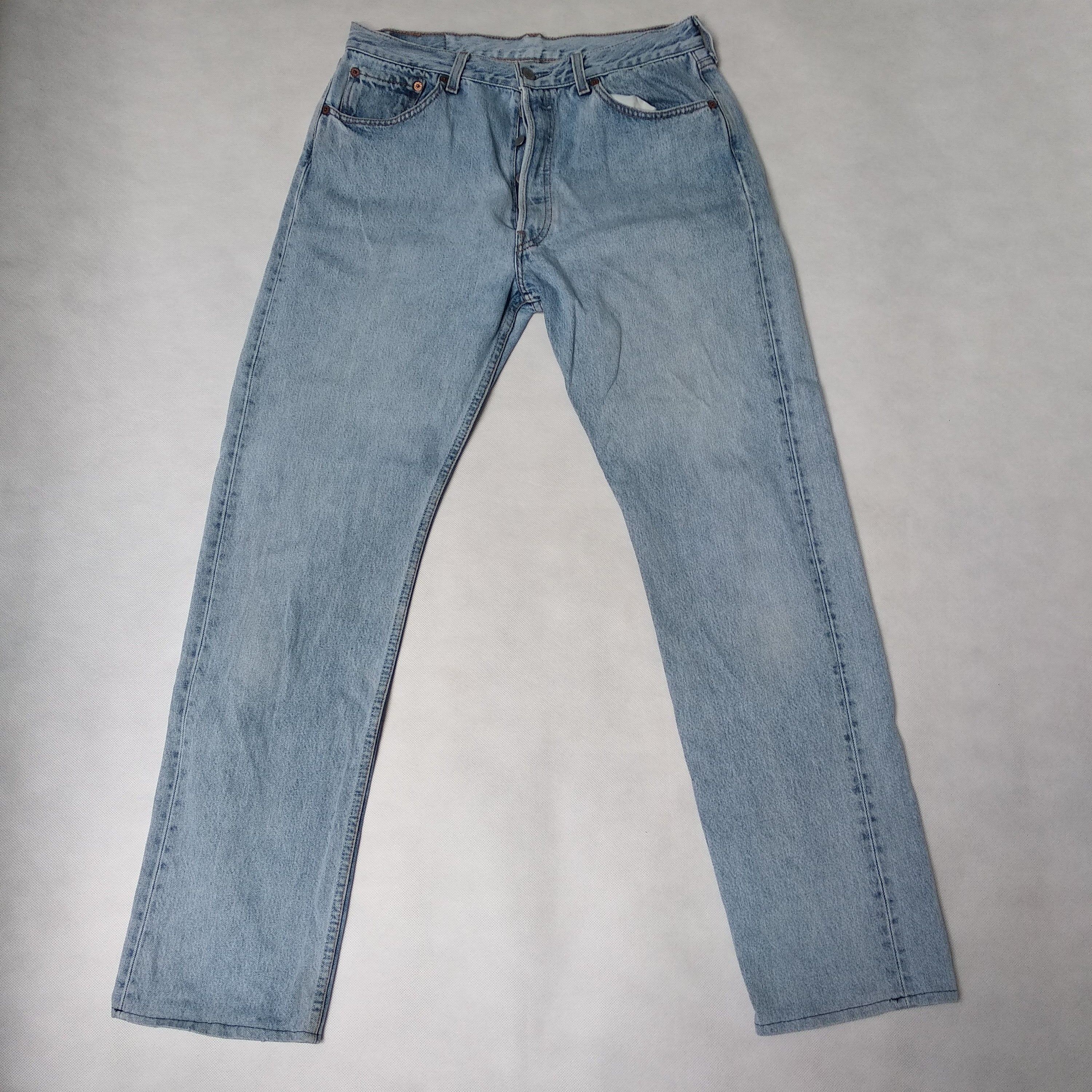 Levi's Levi's 501 vintage 90's W33 baby blue made in Australia Size 33" - 2 Thumbnail