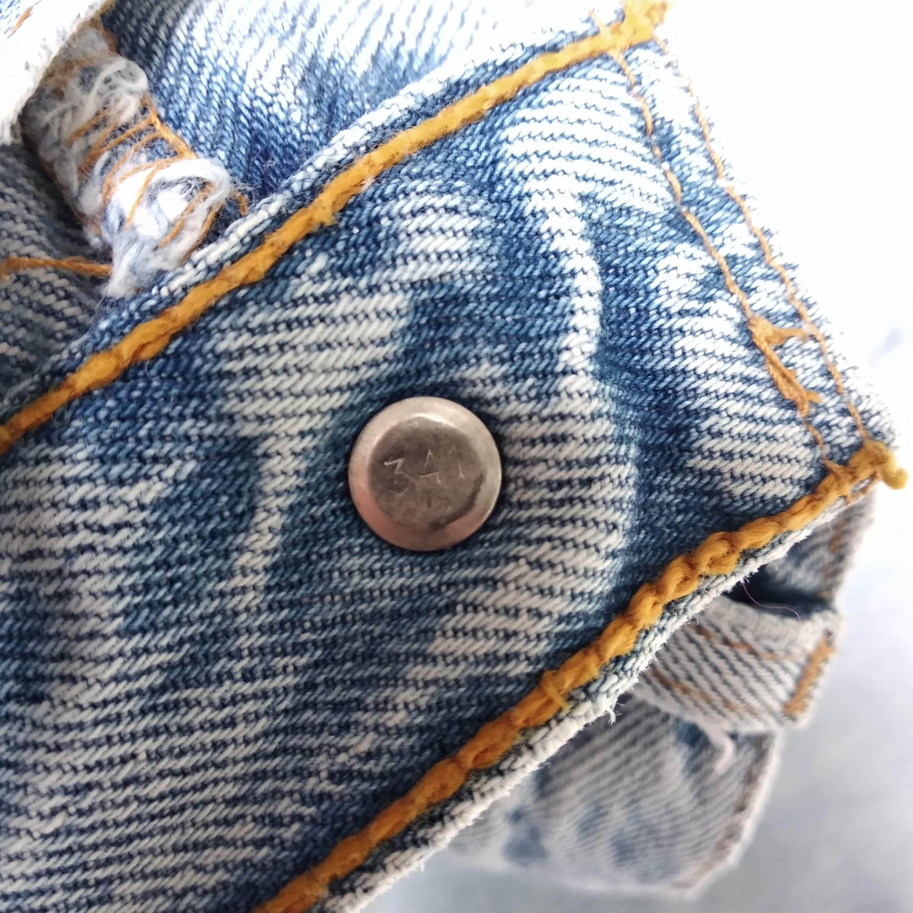 Levi's Levi's 501 vintage 90's W33 baby blue made in Australia Size 33" - 10 Thumbnail