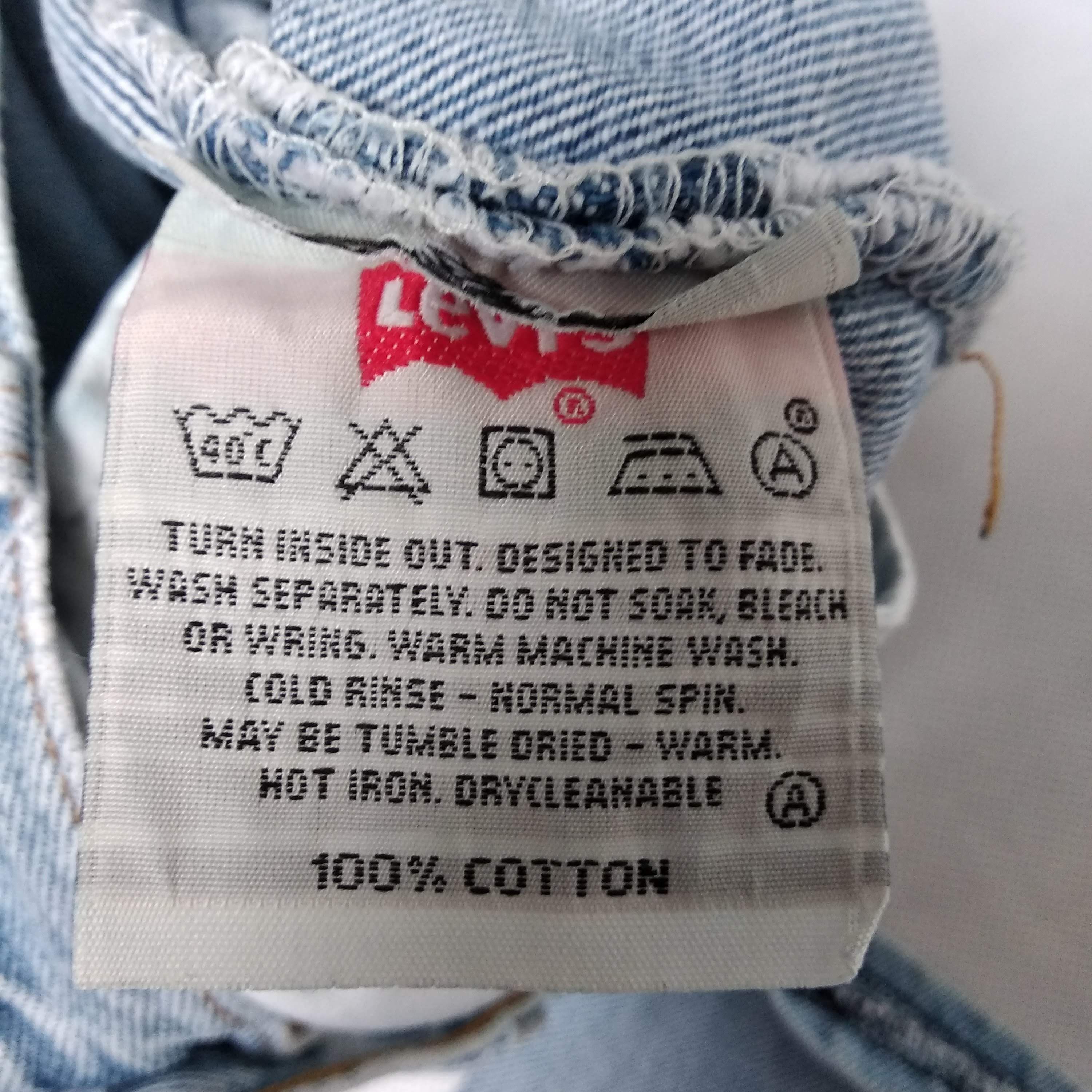Levi's Levi's 501 vintage 90's W33 baby blue made in Australia Size 33" - 6 Thumbnail