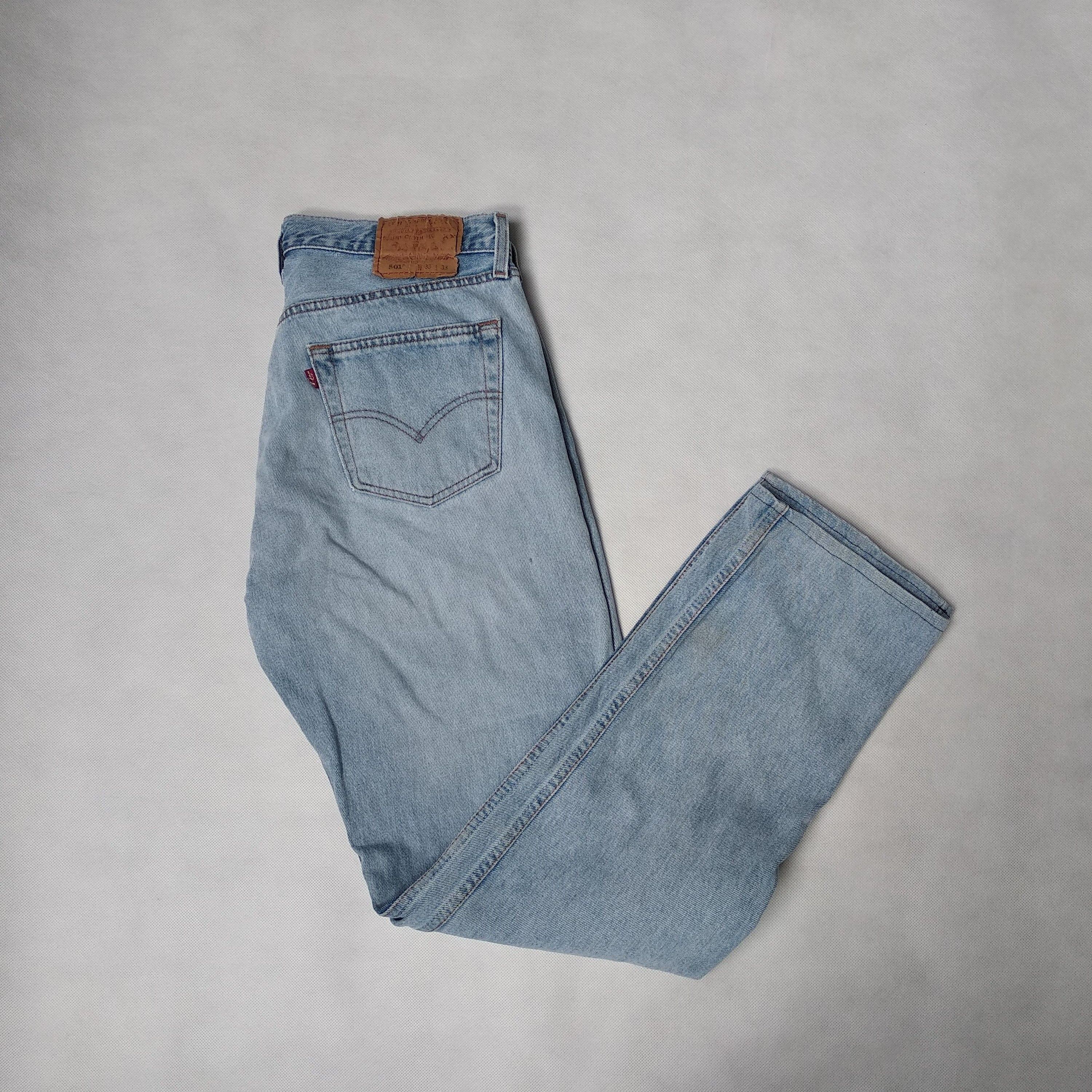 Levi's Levi's 501 vintage 90's W33 baby blue made in Australia Size 33" - 3 Thumbnail