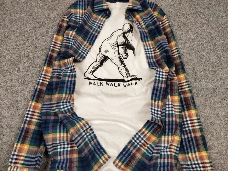 Flannel Vintage Flannel Shirt Checkered Travis Scott Style Hype Size US M / EU 48-50 / 2 - 6 Thumbnail