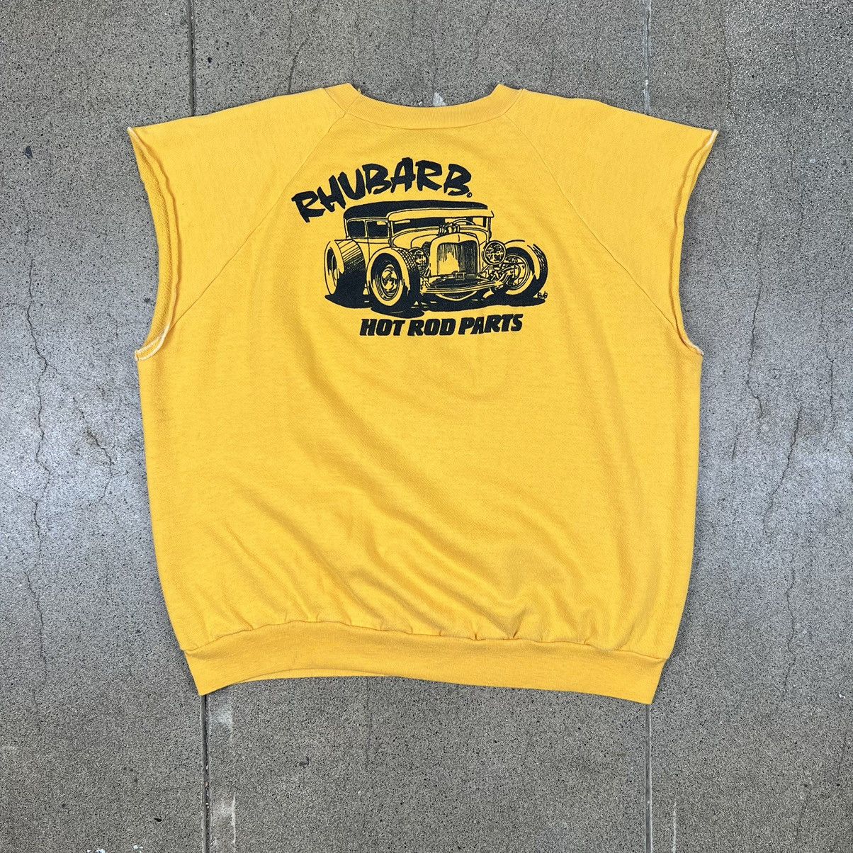 Vintage Vintage 70s shirt sleeve hot rod raglan sweatshirt. Size US XL / EU 56 / 4 - 2 Thumbnail