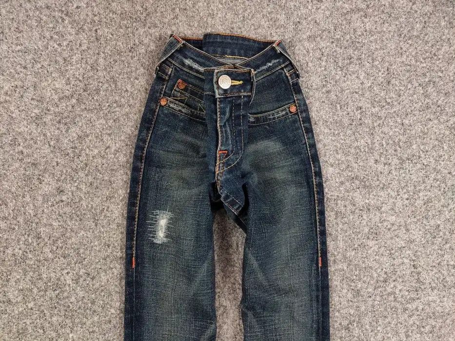 True Religion Vintage True Religion section Row Seat Jeans Made in USA ; Size 28" / US 6 / IT 42 - 3 Thumbnail