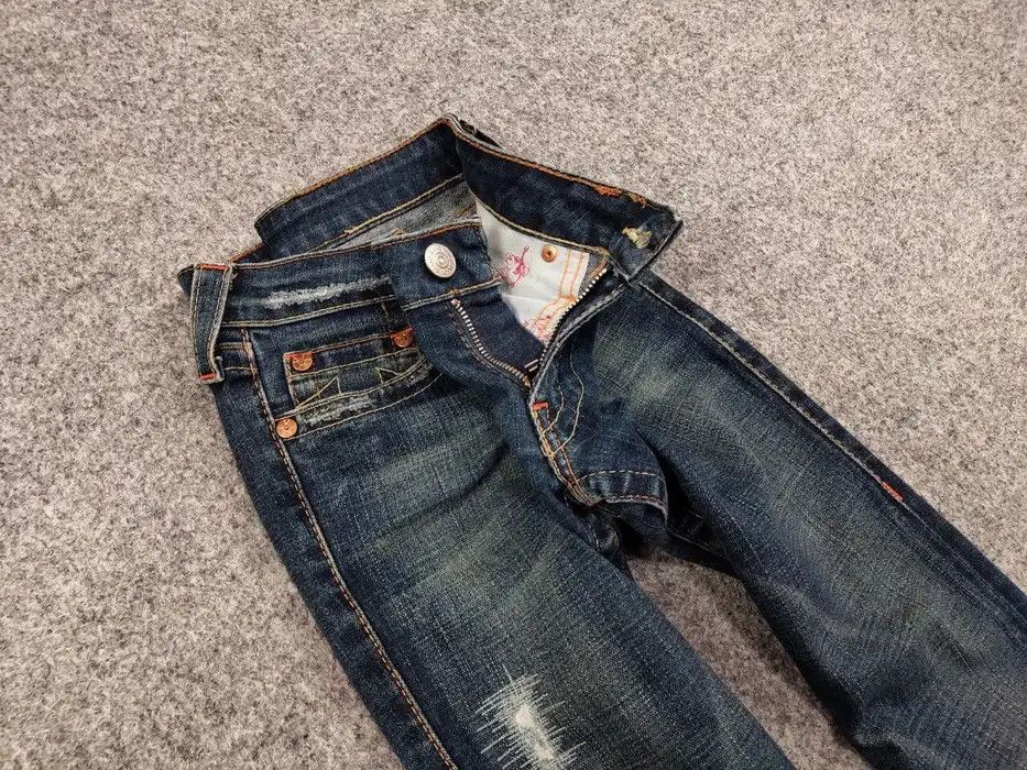True Religion Vintage True Religion section Row Seat Jeans Made in USA ; Size 28" / US 6 / IT 42 - 5 Thumbnail