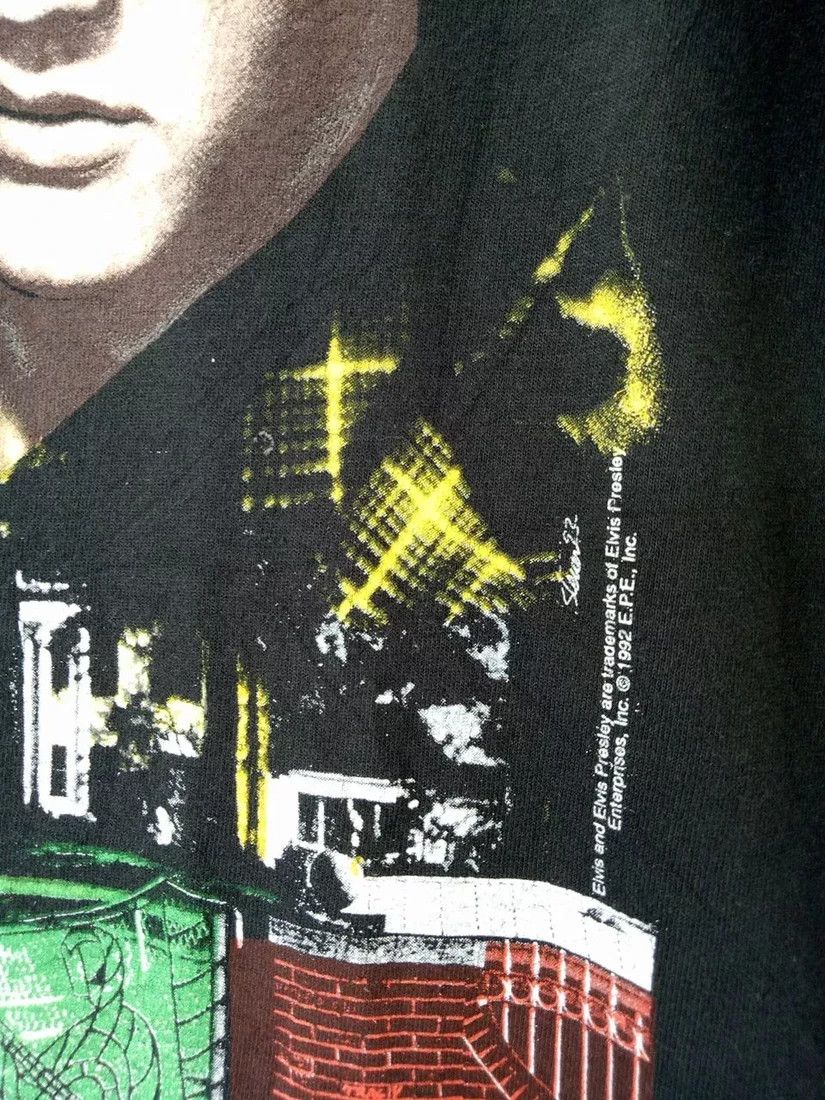 Band Tees Vintage ELVIS PRESLEY American singer Tour Promo 1992 shirt Size US L / EU 52-54 / 3 - 3 Thumbnail