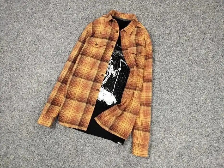 Flannel Vintage Flannel Shirt Travis Scott Style Hype Size US S / EU 44-46 / 1 - 4 Thumbnail