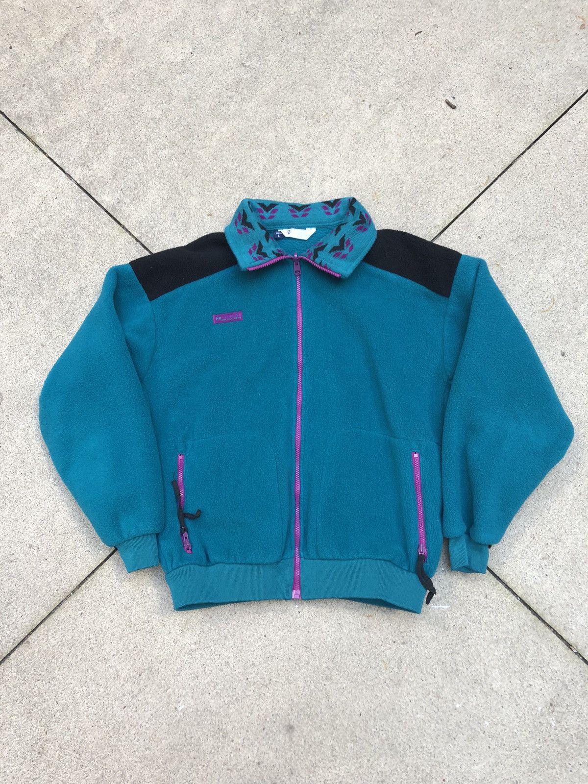 Columbia VTG 90s Columbia Fleece Size L / US 10 / IT 46 - 1 Thumbnail
