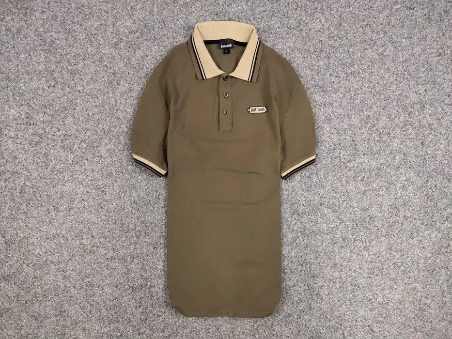 Just Cavalli Just Cavalli Exclusive Designer Olive Mens Polo Shirt Size US M / EU 48-50 / 2 - 1 Thumbnail