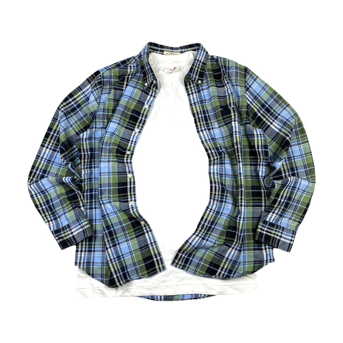Flannel × Levi's Vintage Clothing Vintage Levi’s Flannel Plaid Shirt Checkered Travis Scott Size US L / EU 52-54 / 3 - 1 Thumbnail