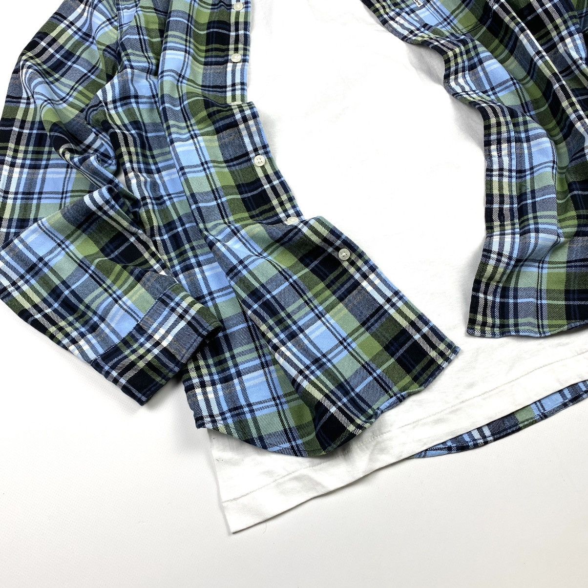 Flannel × Levi's Vintage Clothing Vintage Levi’s Flannel Plaid Shirt Checkered Travis Scott Size US L / EU 52-54 / 3 - 2 Thumbnail