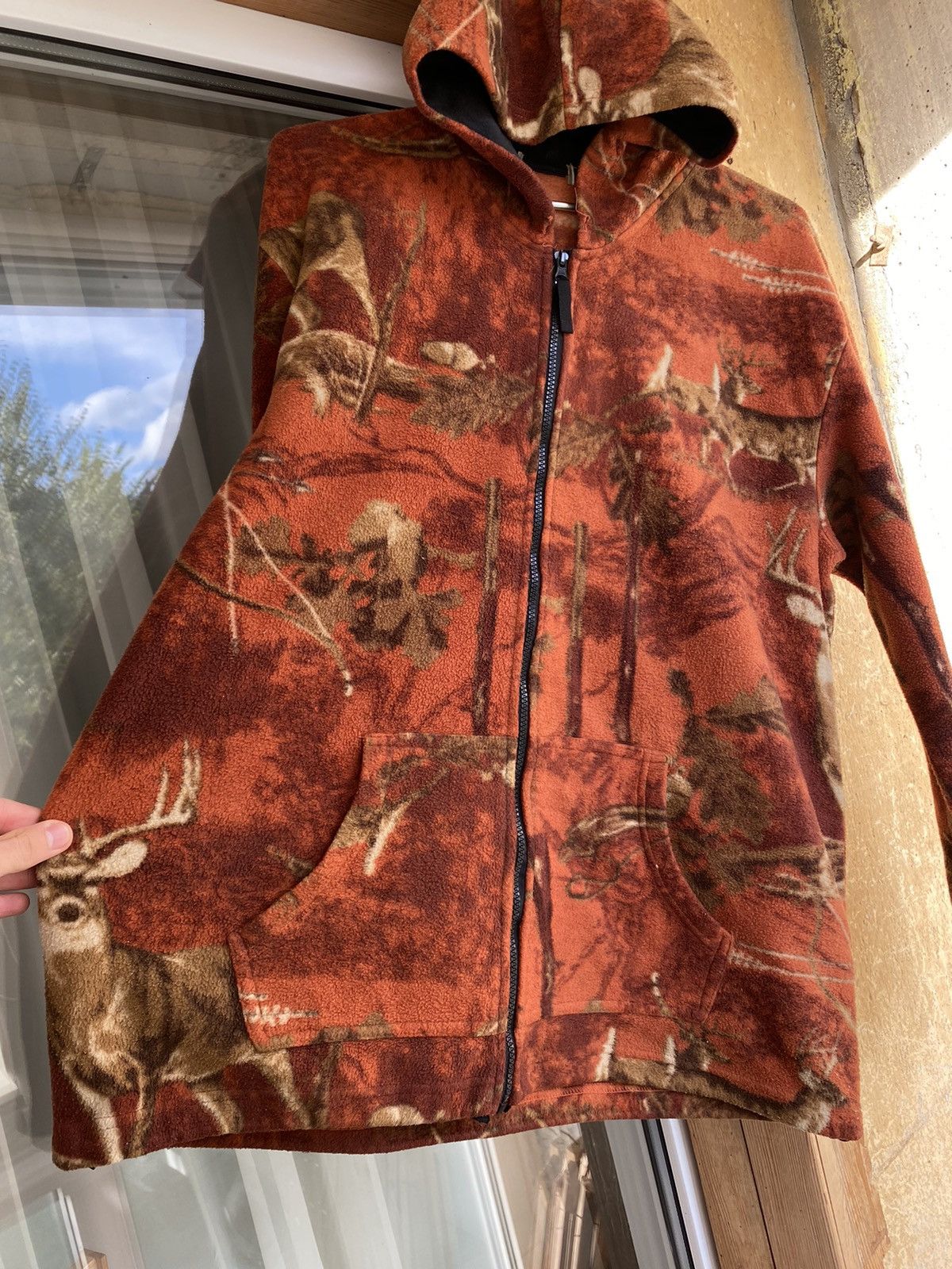 Japanese Brand 🦌RARE 90’s Vintage Animal All Over Print Fleece Jacket hype Size US XL / EU 56 / 4 - 4 Thumbnail