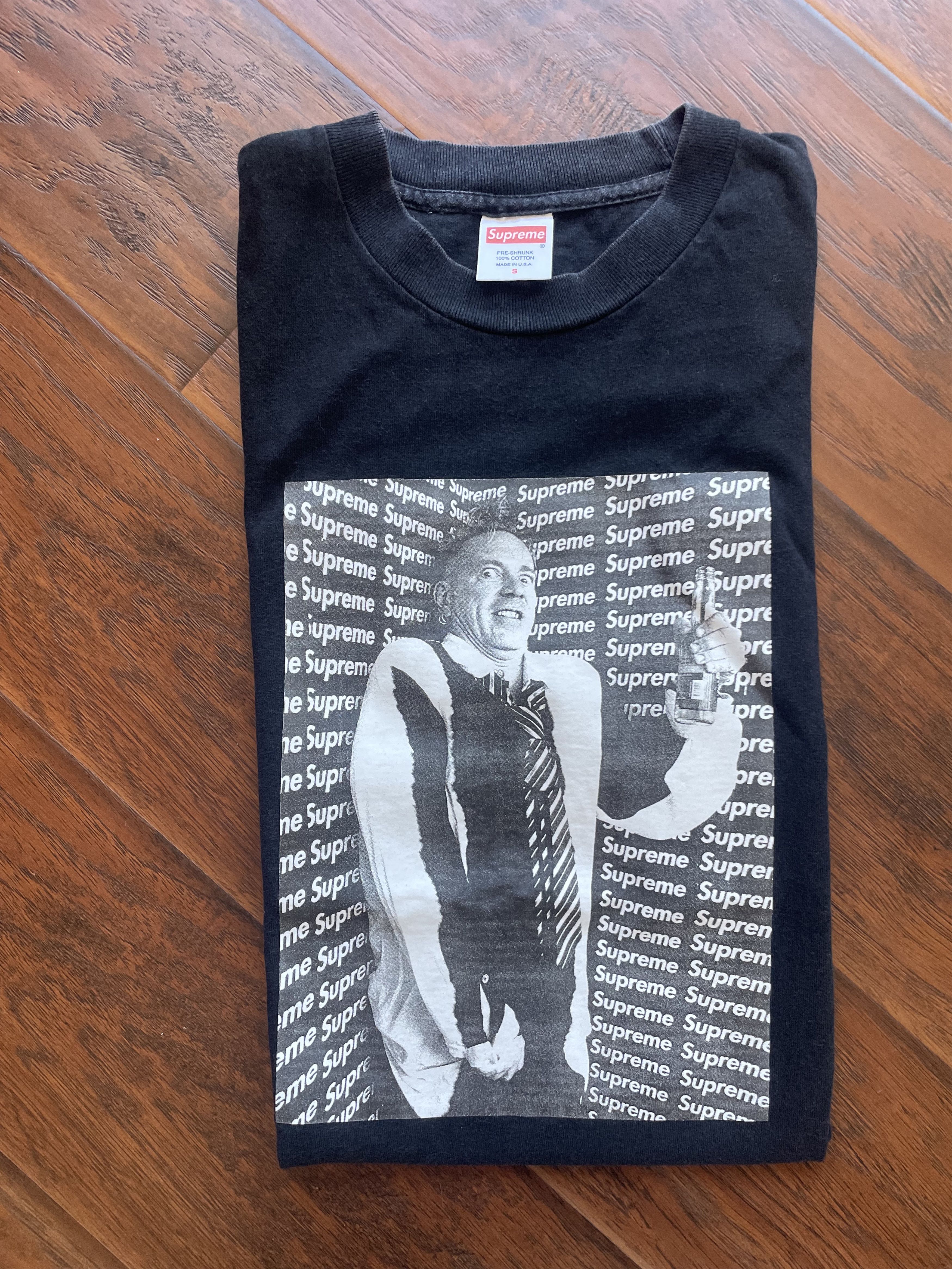 Supreme Supreme John Lydon T-Shirt Black Small Johnny Rotten Tee Size US S / EU 44-46 / 1 - 1 Thumbnail