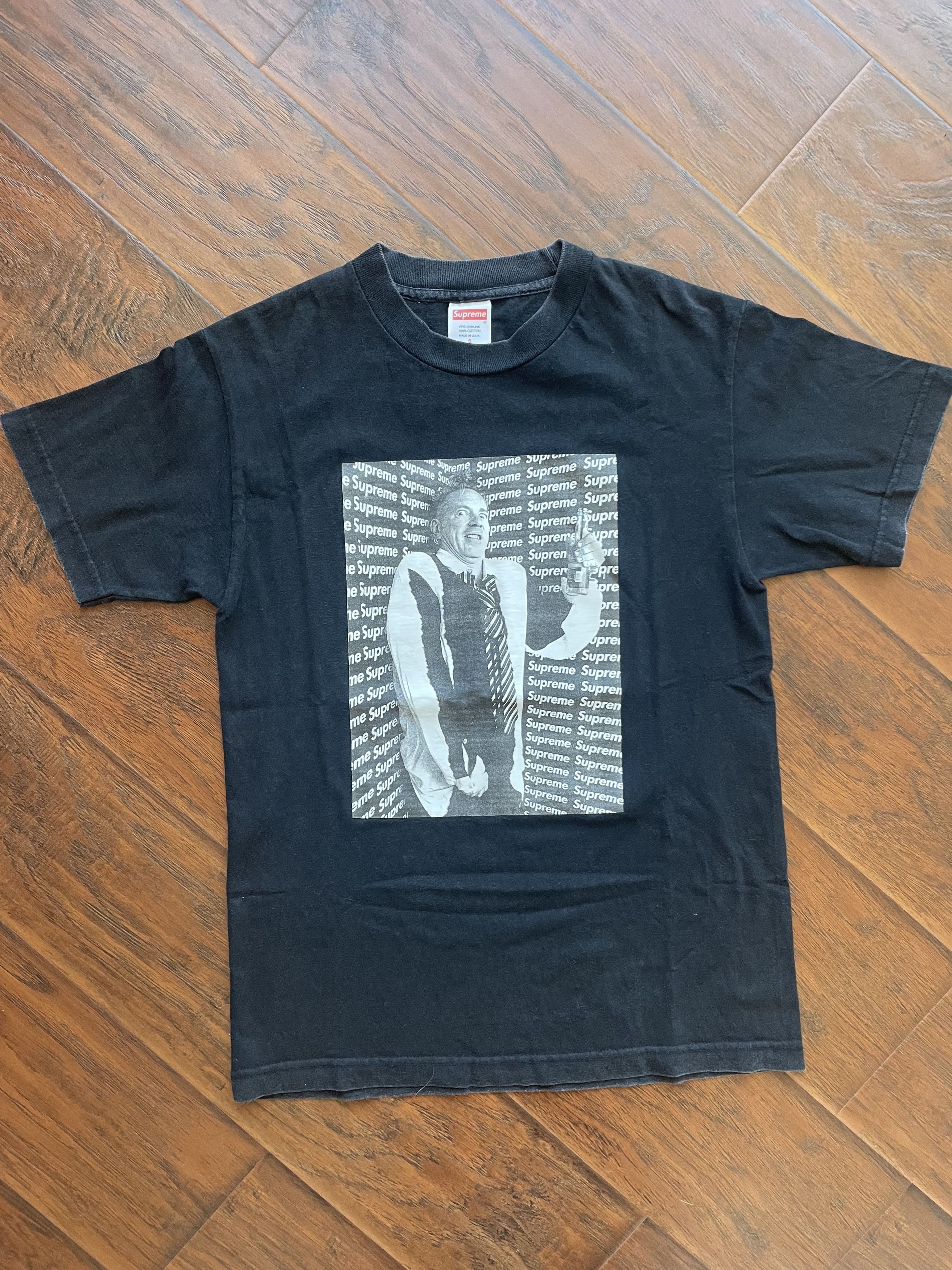 Supreme Supreme John Lydon T-Shirt Black Small Johnny Rotten Tee Size US S / EU 44-46 / 1 - 2 Thumbnail