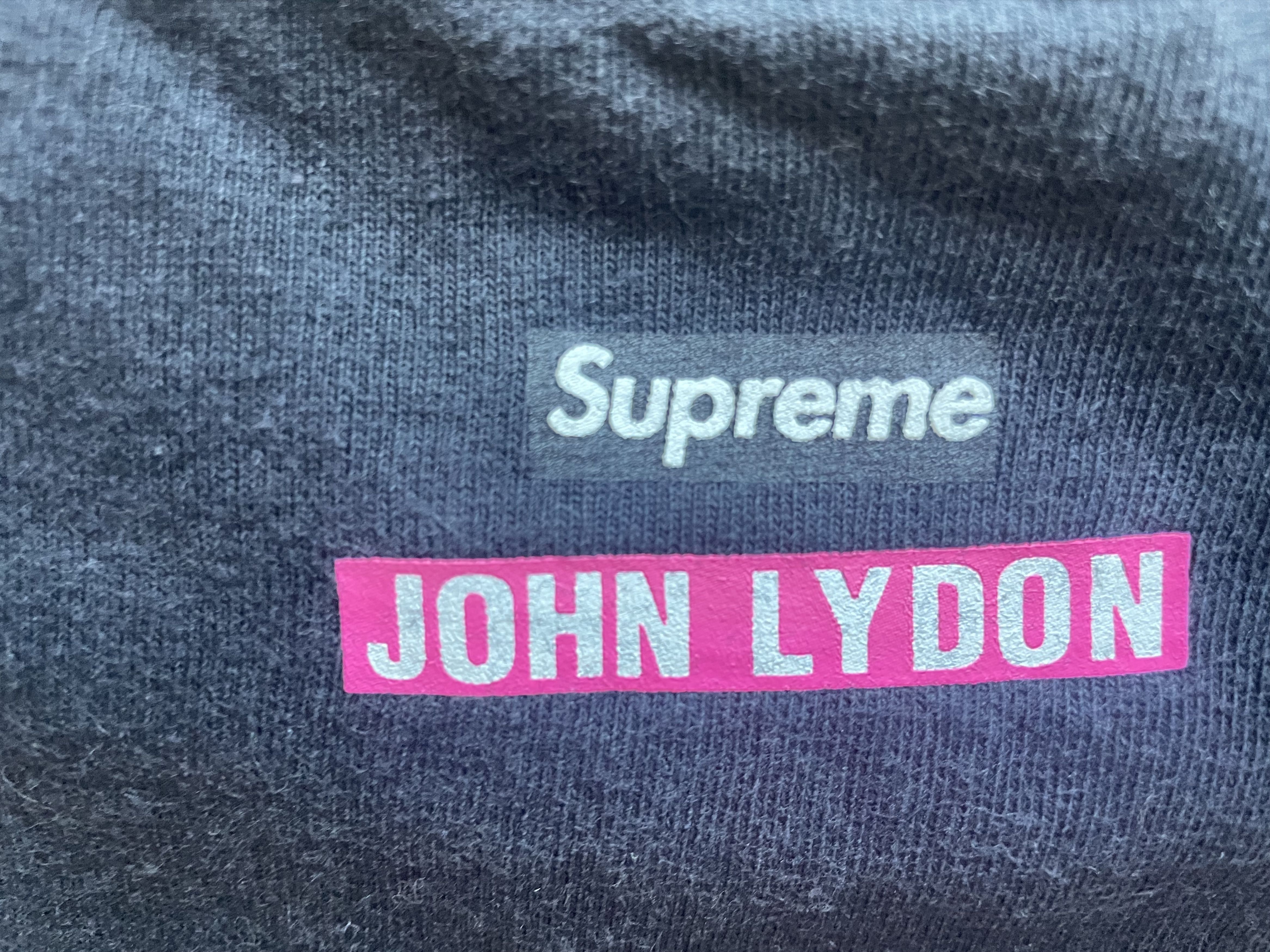 Supreme Supreme John Lydon T-Shirt Black Small Johnny Rotten Tee Size US S / EU 44-46 / 1 - 4 Thumbnail