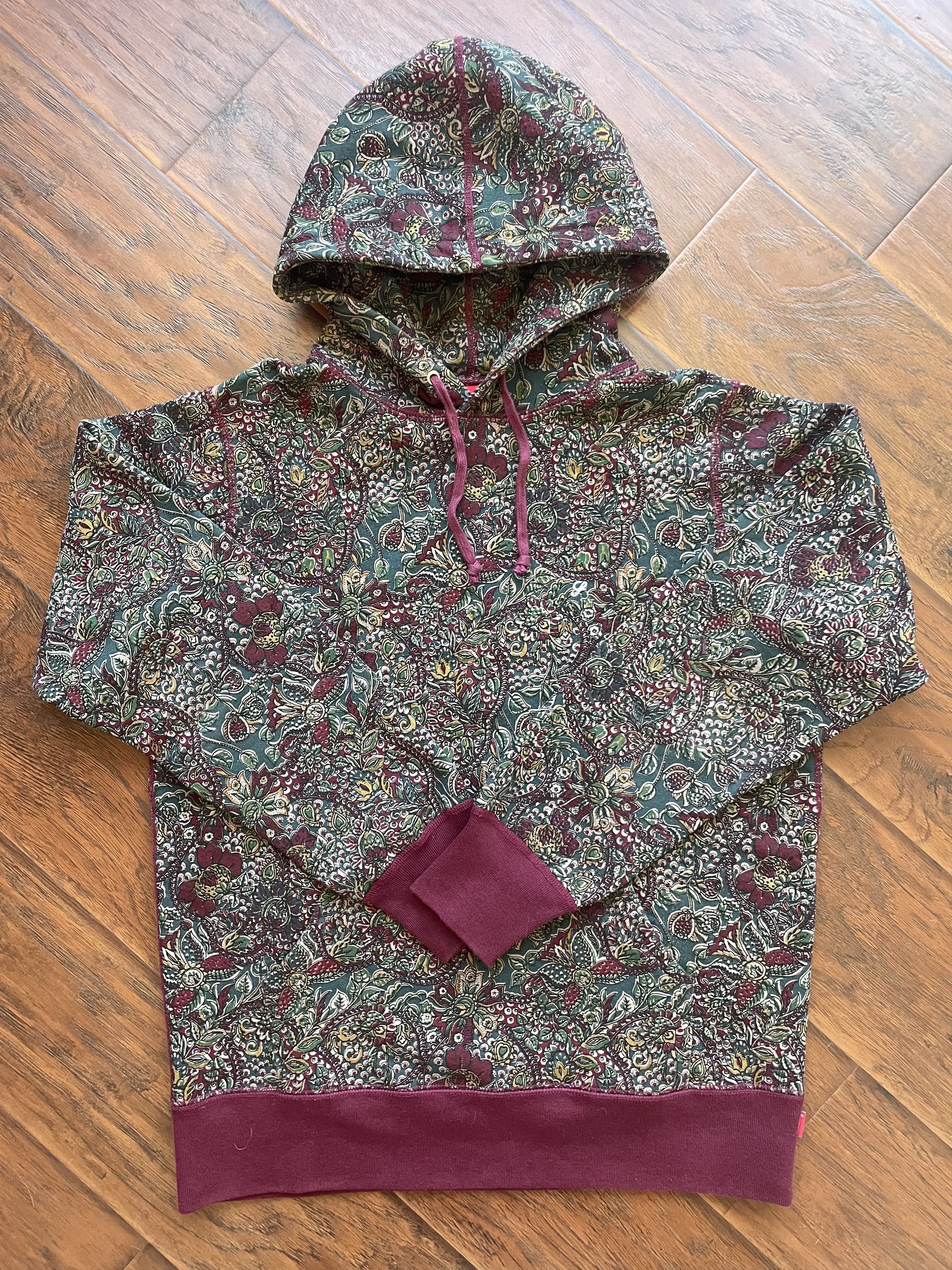 Supreme paisley hoodie on sale