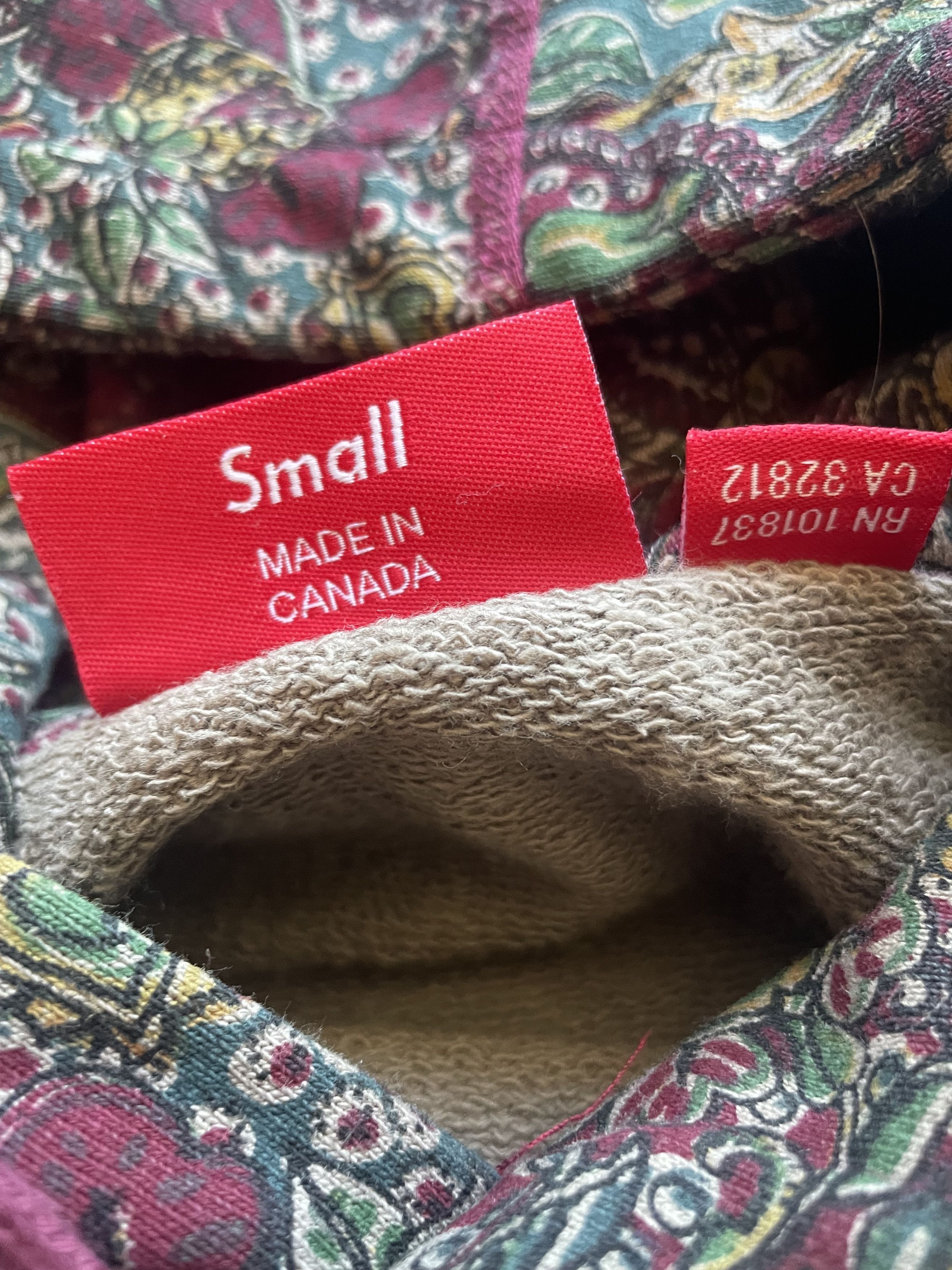 Supreme Supreme Paisley Hoodie 2011 Burgundy Red Small Box Logo Size US S / EU 44-46 / 1 - 6 Thumbnail