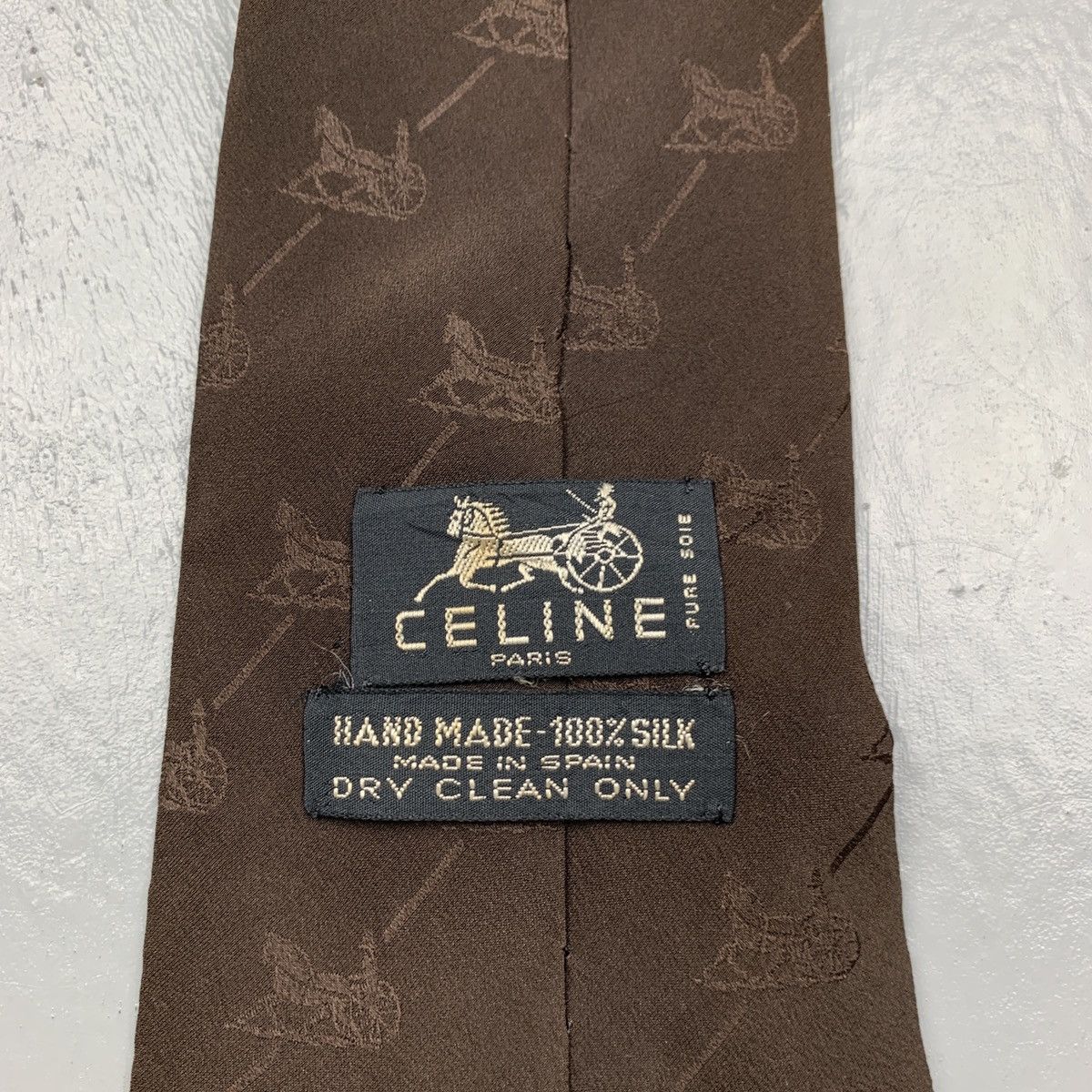Celine Celine Vintage Necktie / Tie Size ONE SIZE - 6 Thumbnail