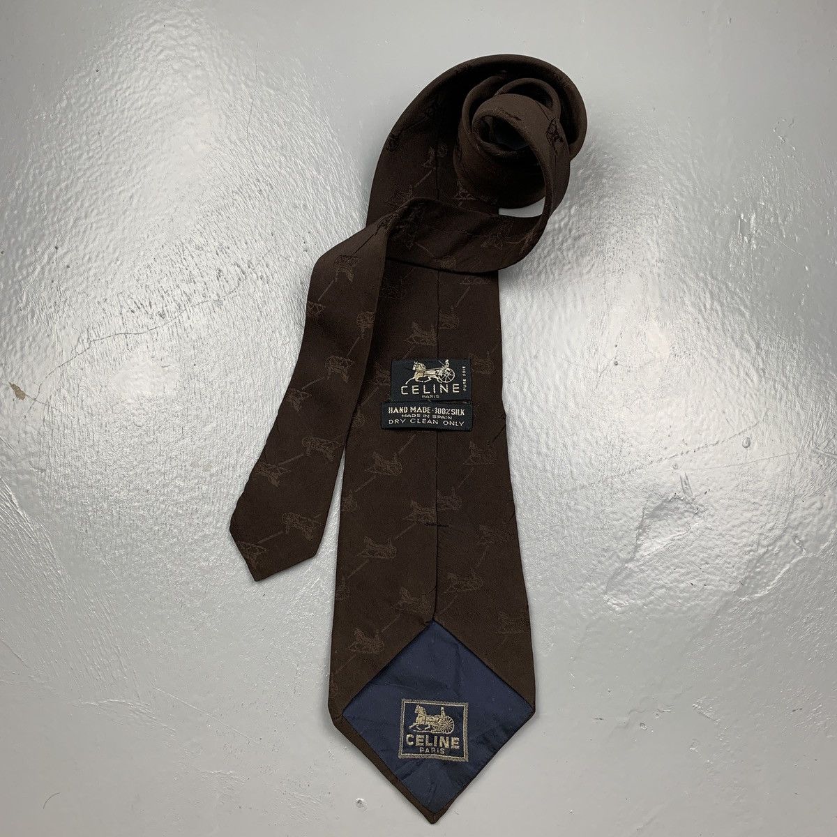 Celine Celine Vintage Necktie / Tie Size ONE SIZE - 8 Thumbnail