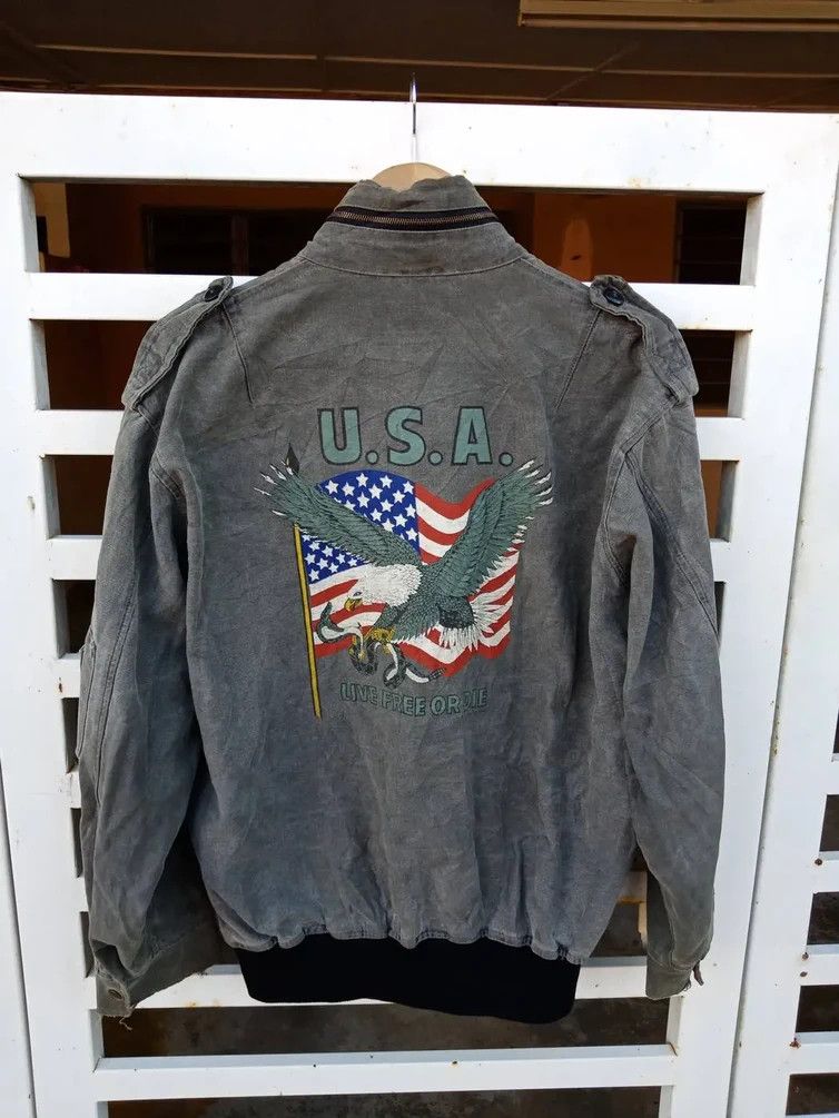Japanese Brand CHR Brand Live Free Or Die USA War Memorial Eagle Size US M / EU 48-50 / 2 - 1 Thumbnail