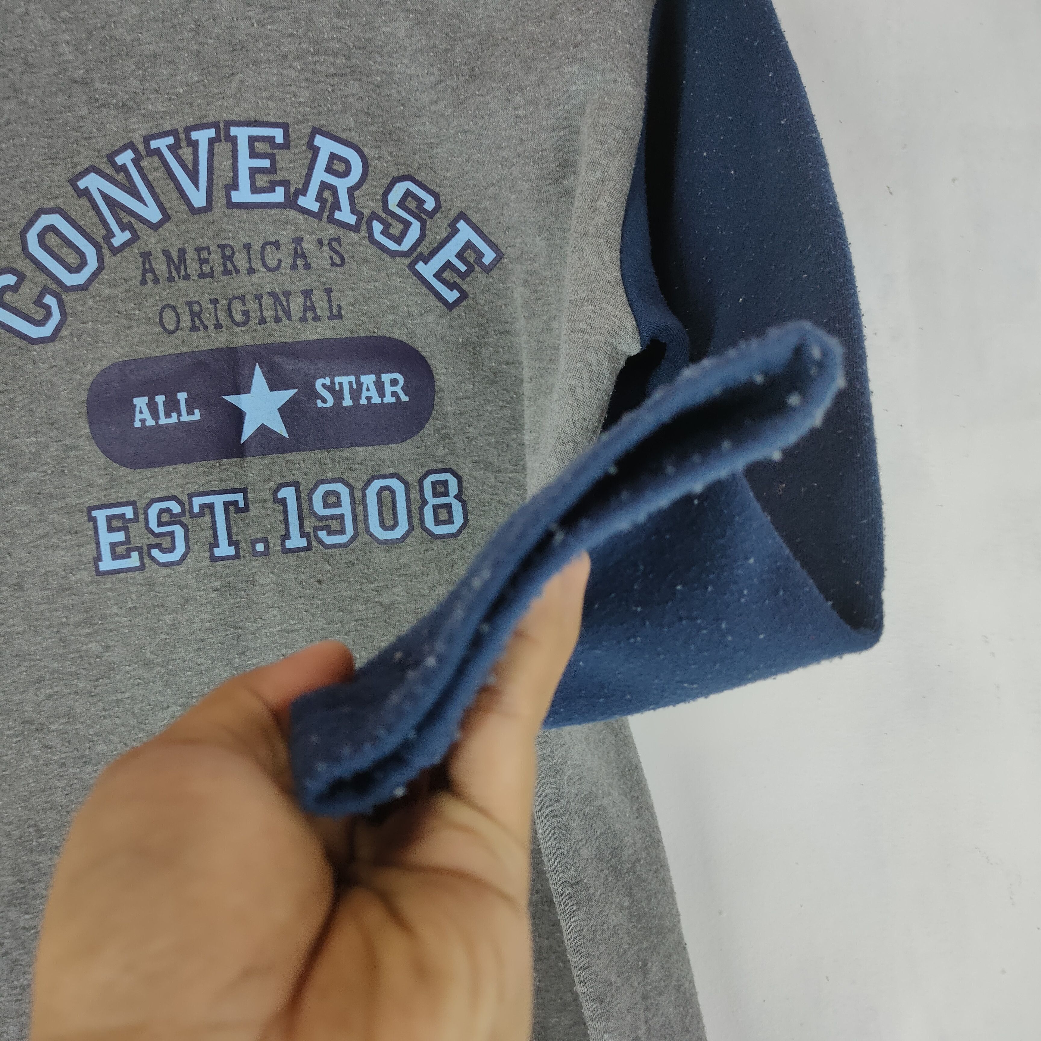 Converse × Japanese Brand CONVERSE HOMEWEAR SPELLOUT Printed Sweatshirt 2 Colors Size US M / EU 48-50 / 2 - 4 Thumbnail