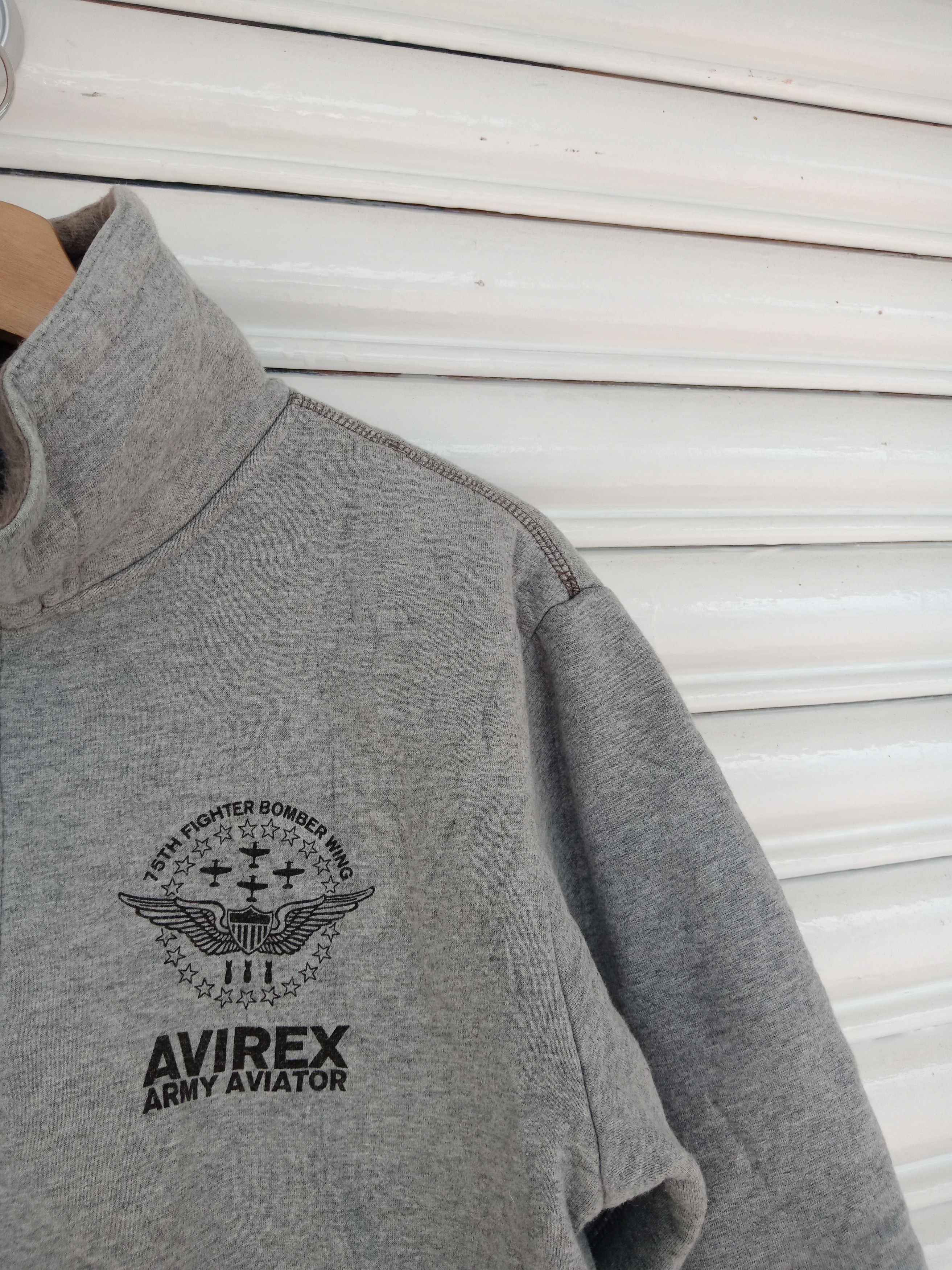 Avirex Avirex Aviation Army USA Fleece Big Logo Size US M / EU 48-50 / 2 - 7 Thumbnail