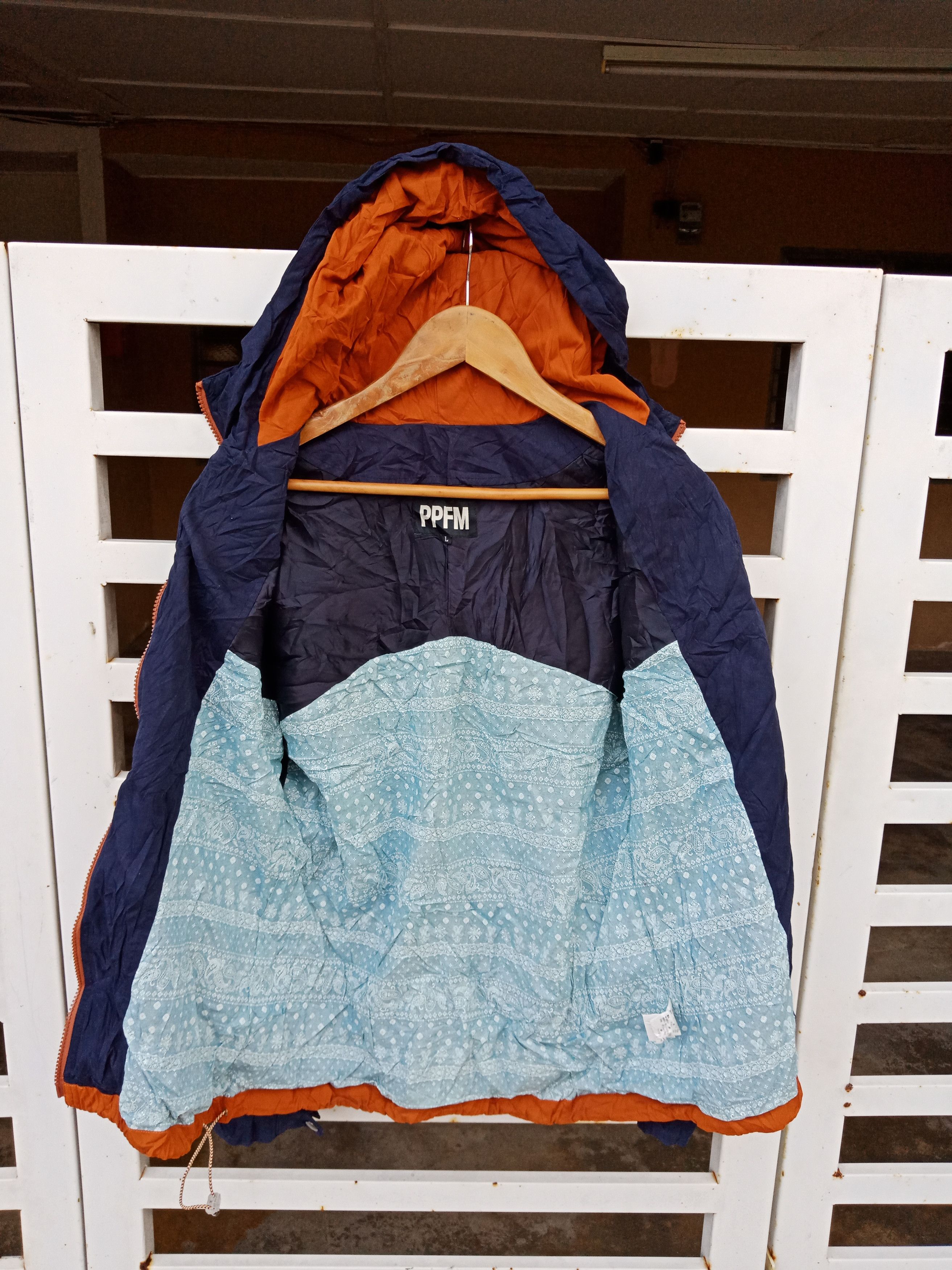 PPFM PPFM Japanese Brand Lining Paisley Color Block Light Jacket Size US M / EU 48-50 / 2 - 3 Thumbnail