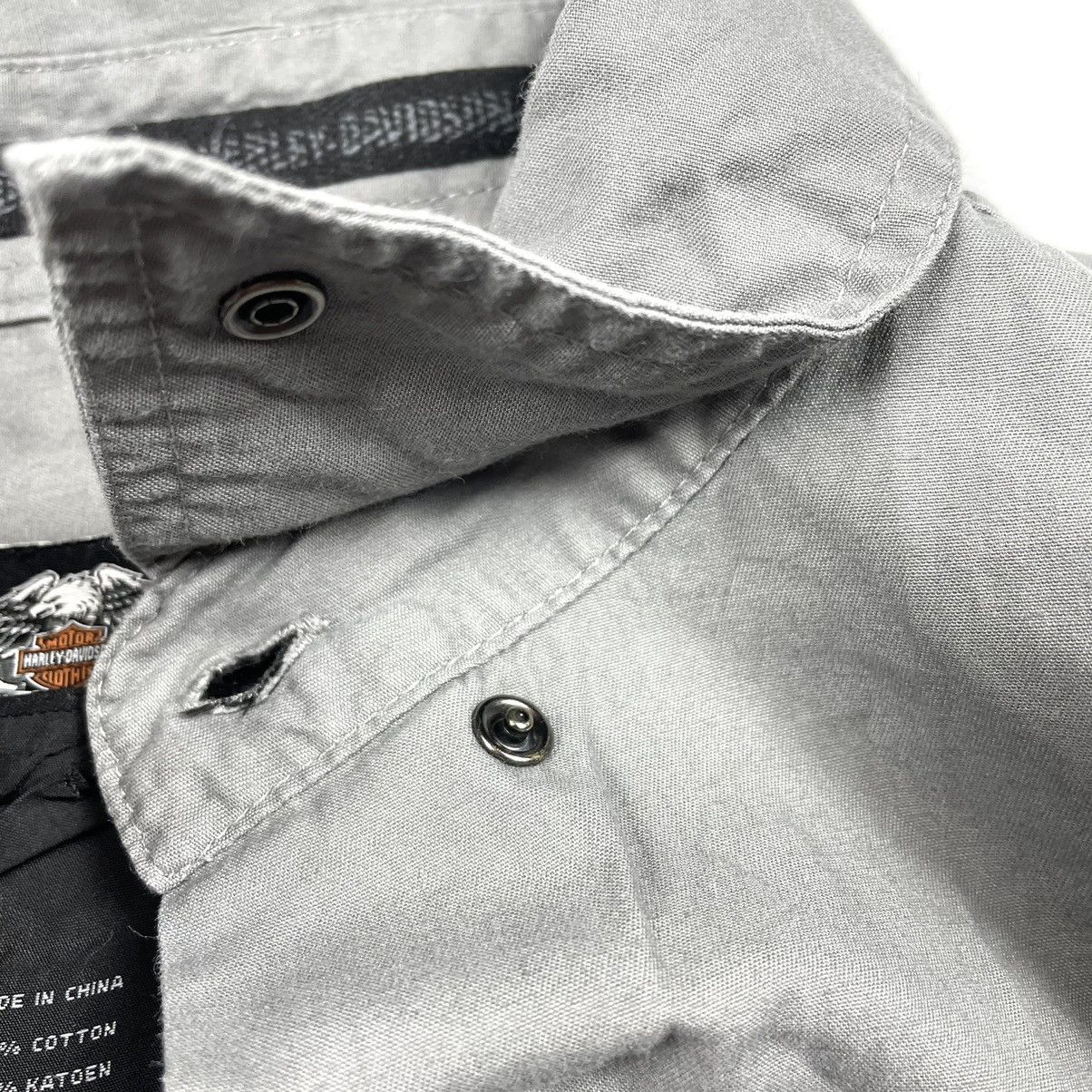 Harley Davidson × Vintage Harley Davidson Y2K Vintage Avant Garde Shirt Size: L Size US L / EU 52-54 / 3 - 8 Thumbnail