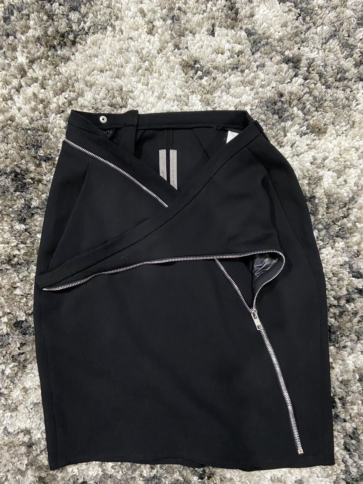 Rick Owens Rick Owens Mainline Aircut Skirt Size 28" / US 6 / IT 42 - 5 Thumbnail