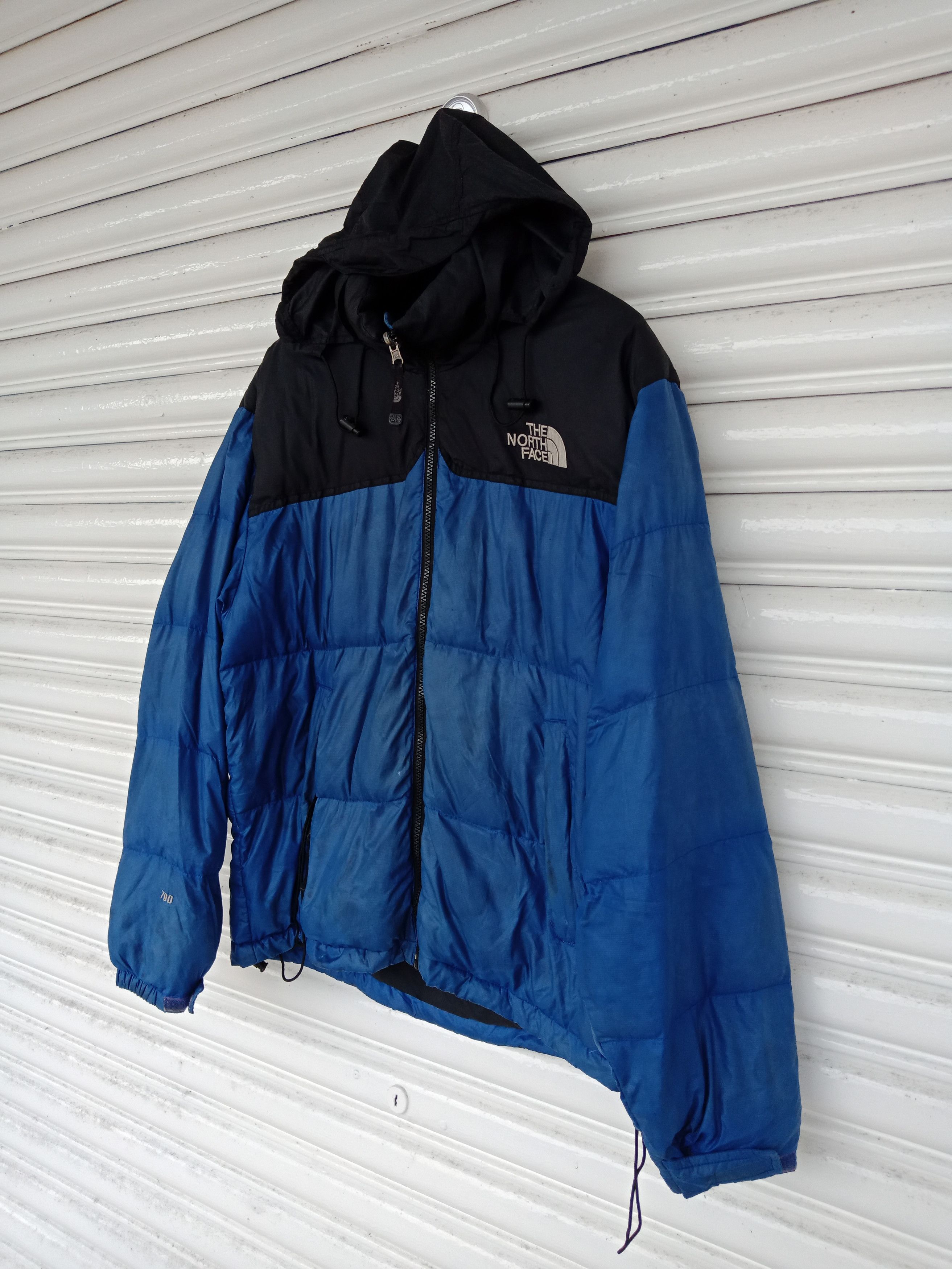 Japanese Brand × Stussy × The North Face The North Face 700 Goose Down Blue Black Jacket Size US L / EU 52-54 / 3 - 4 Thumbnail