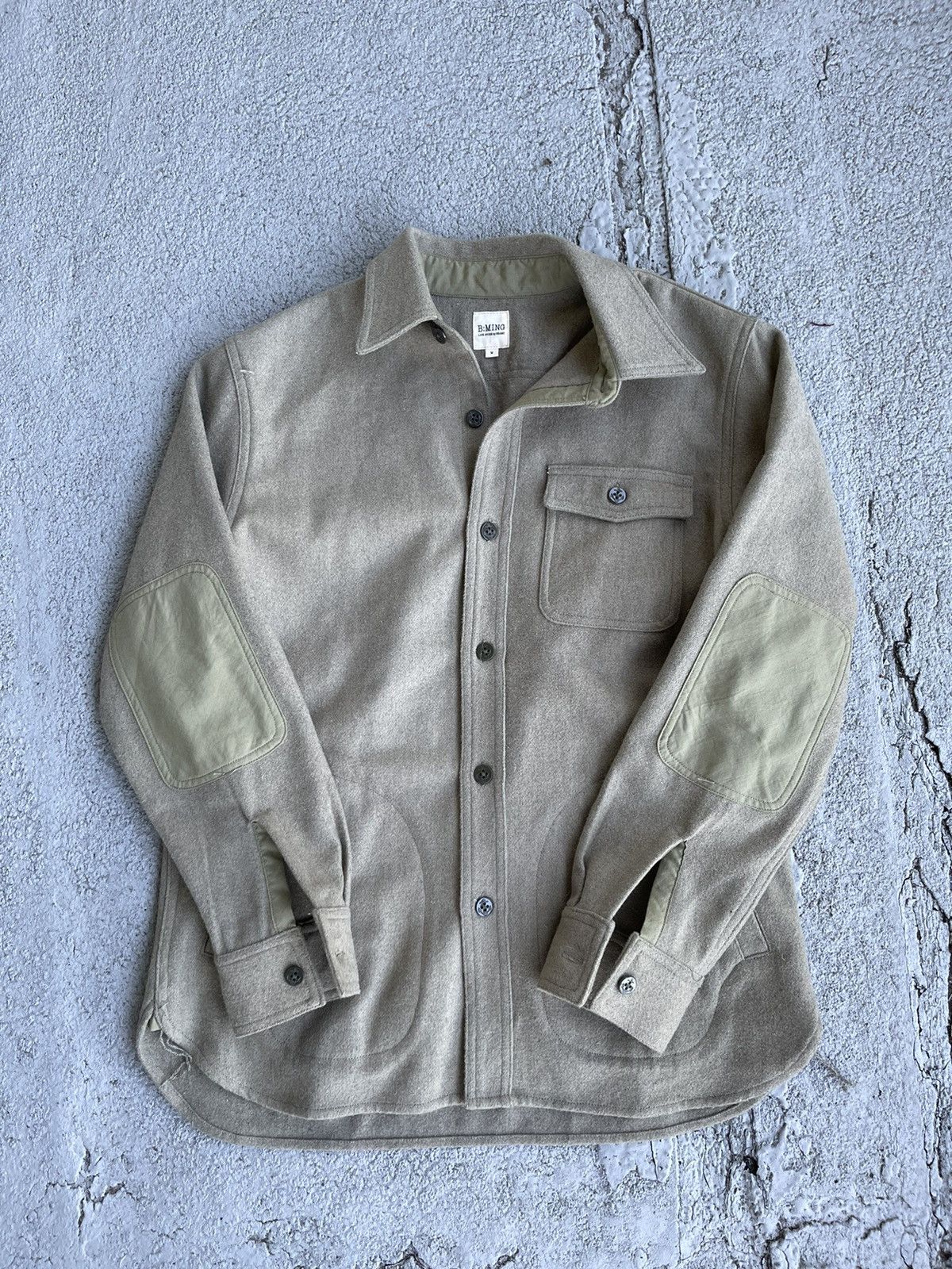 Beams Plus B Ming Wool Shirt Size US M / EU 48-50 / 2 - 1 Thumbnail