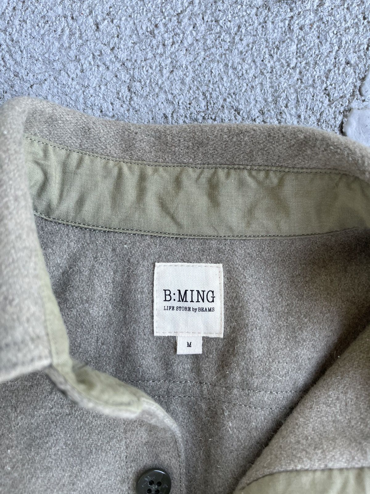 Beams Plus B Ming Wool Shirt Size US M / EU 48-50 / 2 - 2 Thumbnail