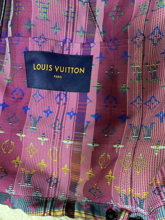 Buy Louis Vuitton 21SS Damier Checker Print Parachute Parka