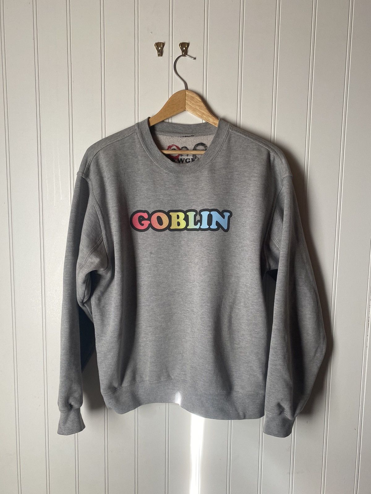 2011 Tyler the Creator OFWGKTA Grey Goblin Crewneck Sweater