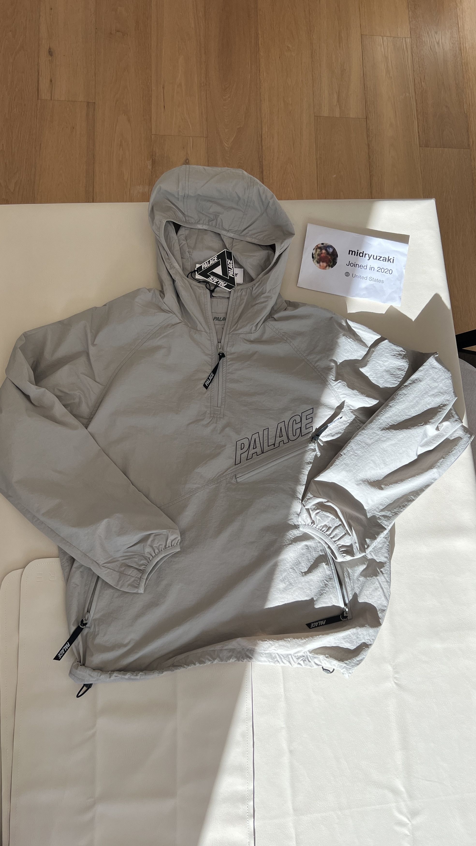 palace SLANT ZIP SHELL JACKET