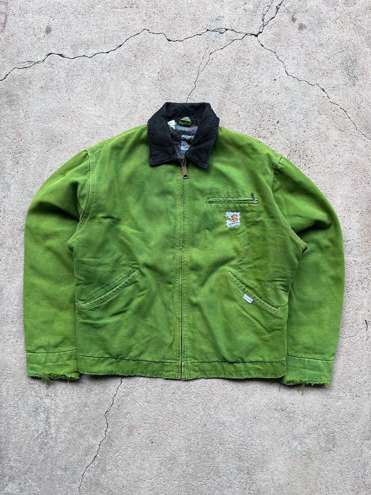 Carhartt × Vintage Vintage 90’s Carhartt Detroit Jacket Repair Custom (M) Size US M / EU 48-50 / 2 - 2 Thumbnail