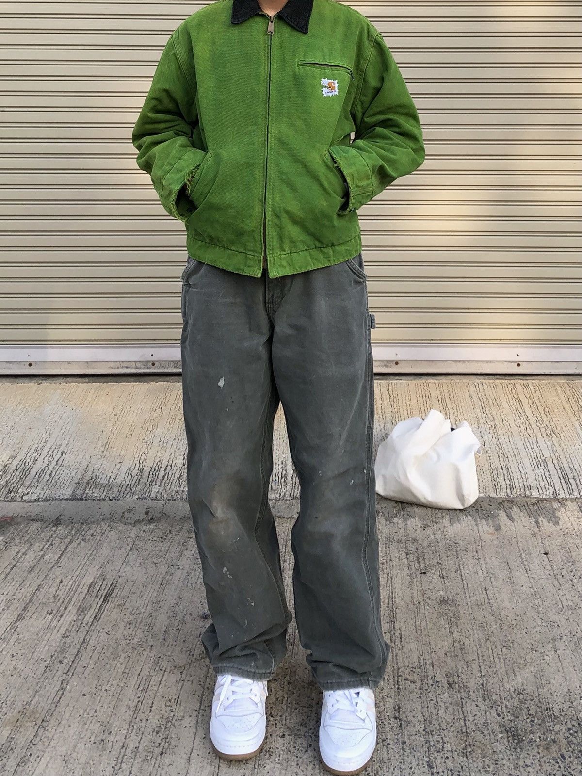 Carhartt × Vintage Vintage 90’s Carhartt Detroit Jacket Repair Custom (M) Size US M / EU 48-50 / 2 - 7 Thumbnail