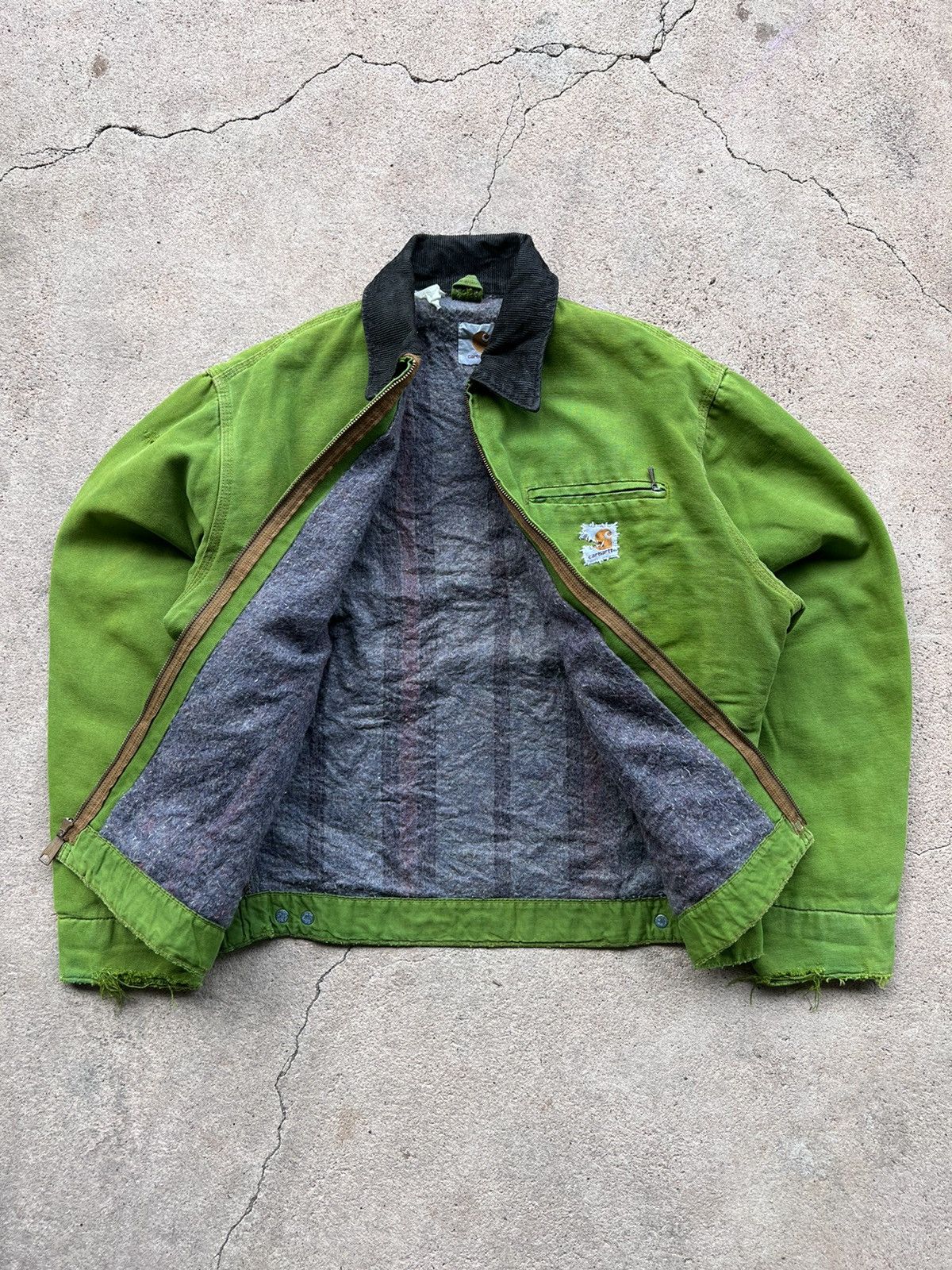 Carhartt × Vintage Vintage 90’s Carhartt Detroit Jacket Repair Custom (M) Size US M / EU 48-50 / 2 - 8 Thumbnail