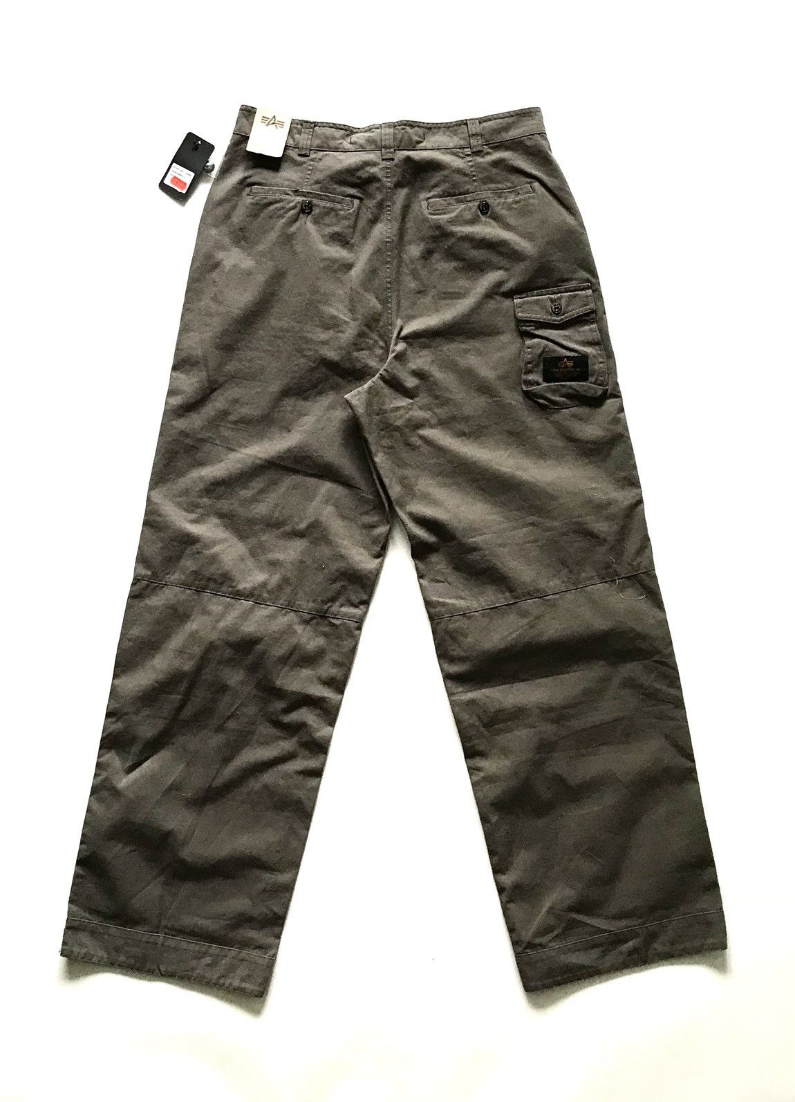 Vintage Khaki Cargo Pant Alpha Industries Grailed