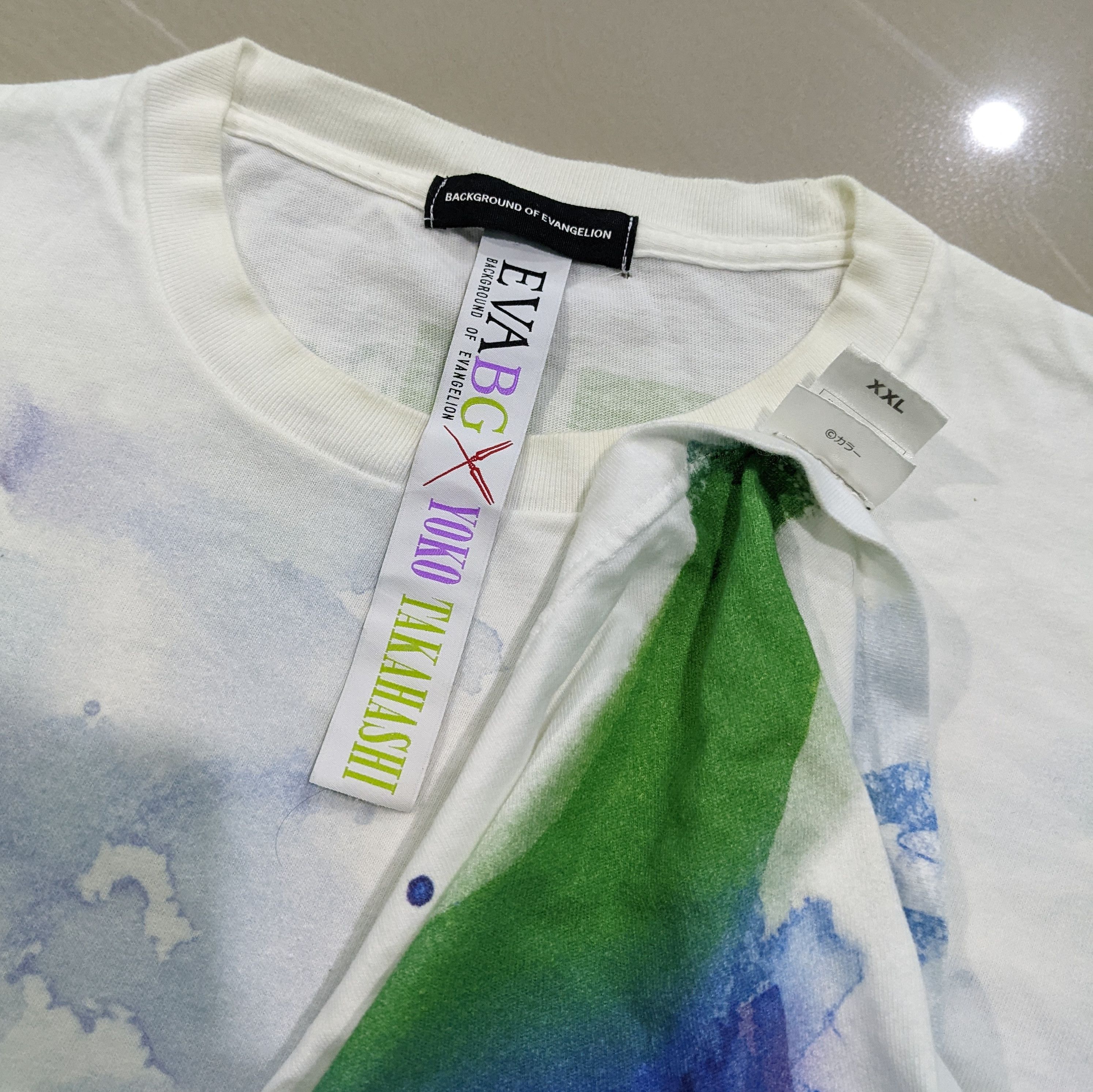Anime Evangelion x YOKO TAKAHASHI YOKO-001 Mizusai T-shirt Size US XXL / EU 58 / 5 - 5 Thumbnail