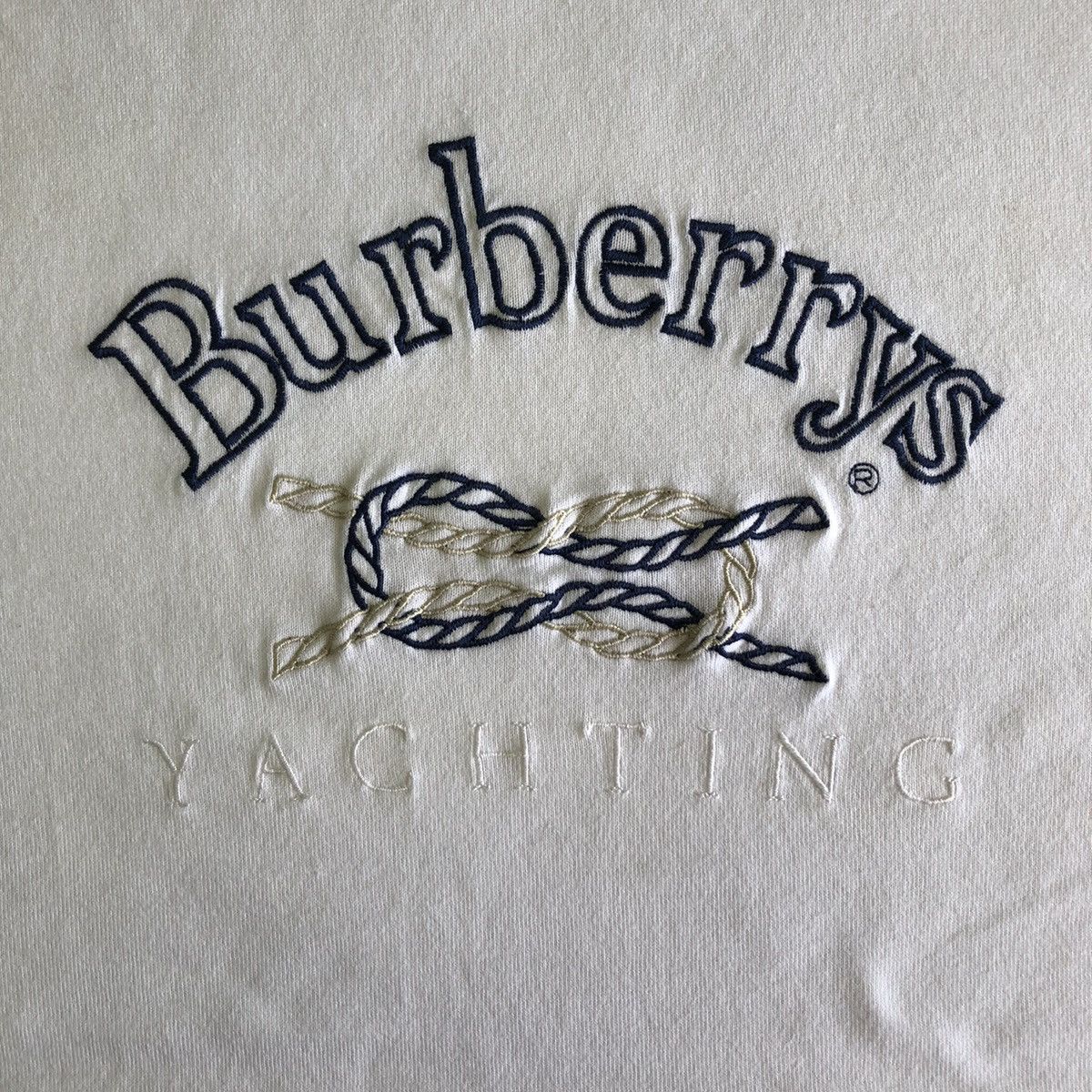 Burberry Vintage Burberrys Embroidery Tshirt Size US L / EU 52-54 / 3 - 3 Thumbnail