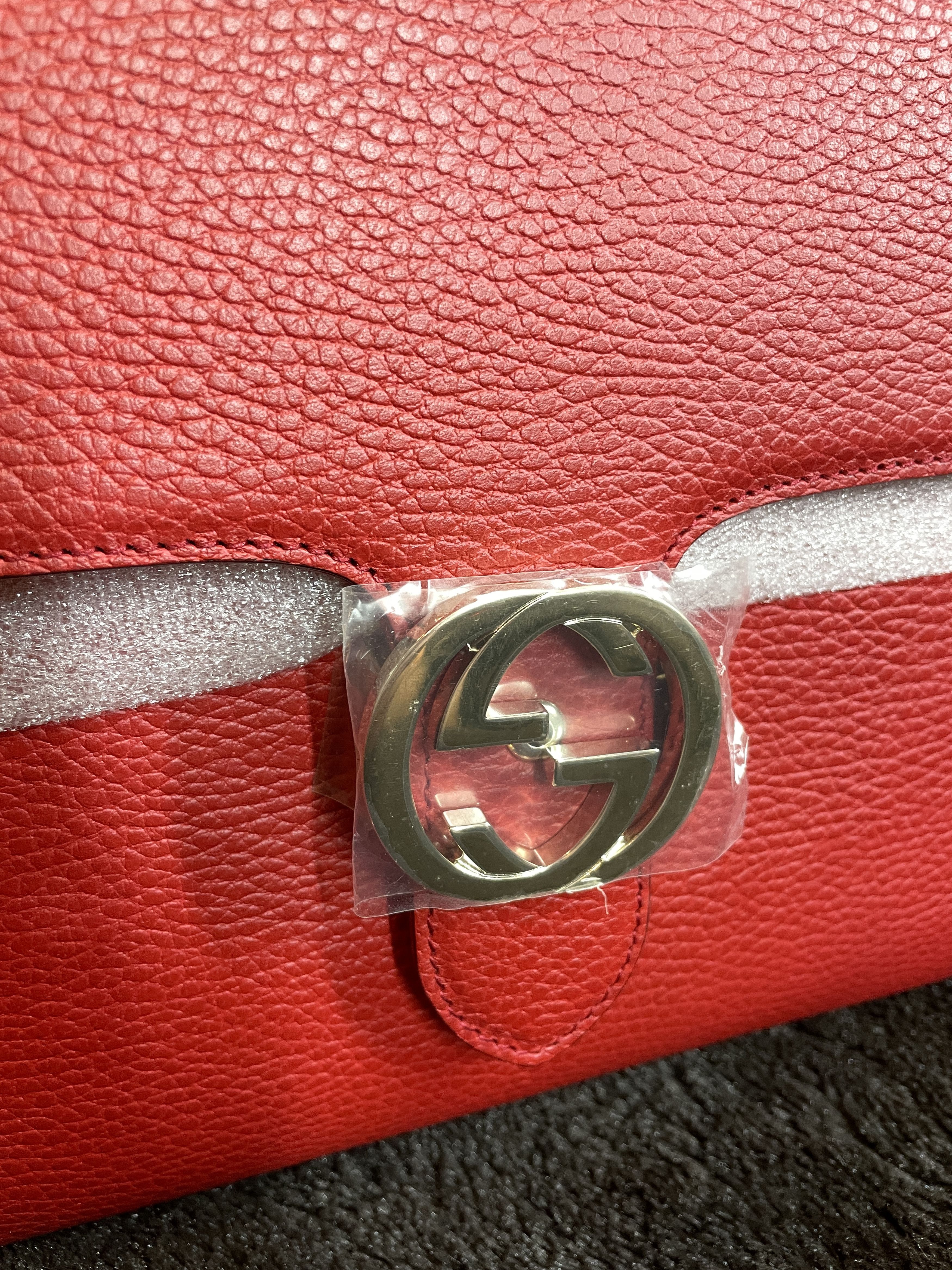 Gucci Interlocking G Top Handle Large Handbag