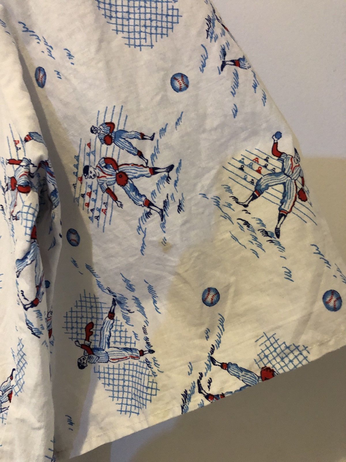 Chorley × Handmade Chorley 50s vintage baseball print camp collar bowling shirt Size US L / EU 52-54 / 3 - 4 Thumbnail