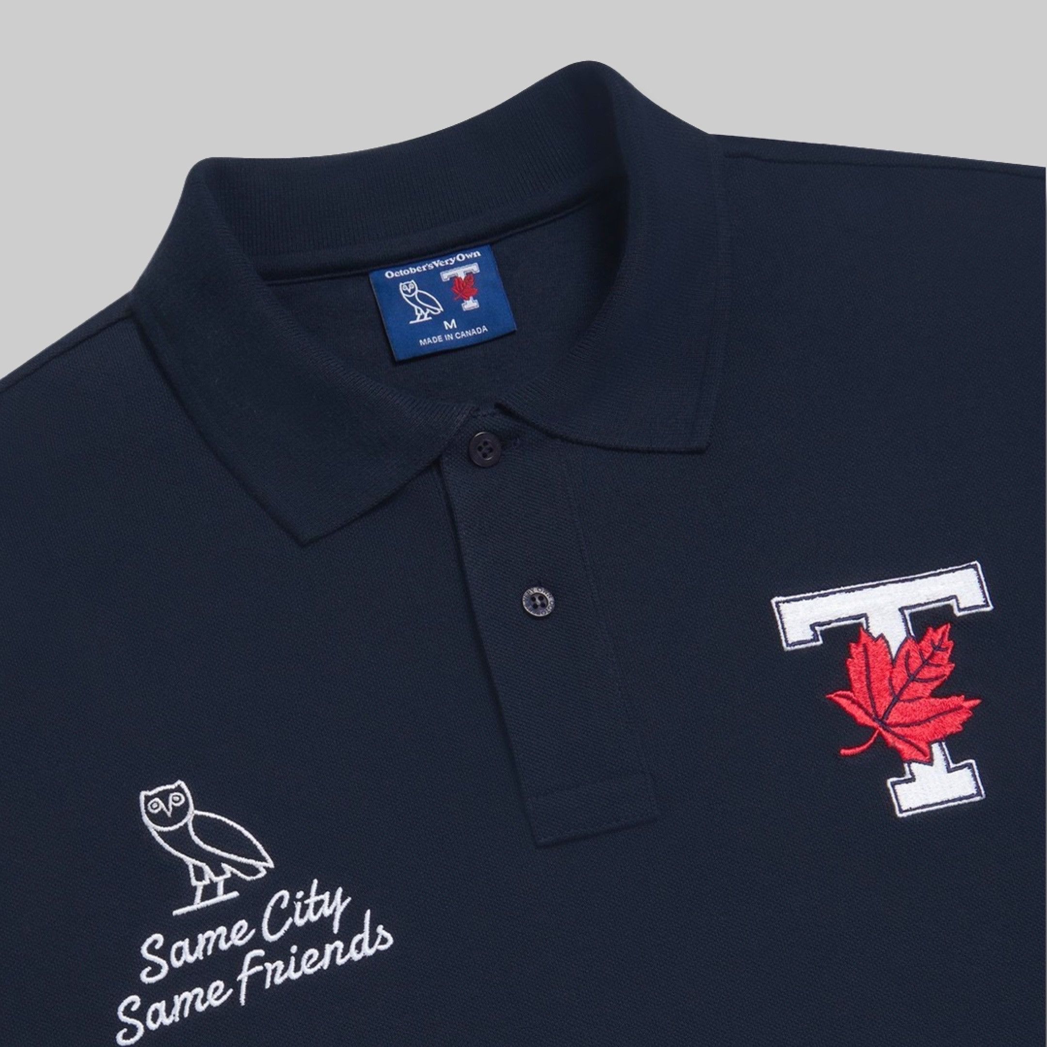 Drake OVO X UofT POLO - Navy Size US XXL / EU 58 / 5 - 2 Thumbnail