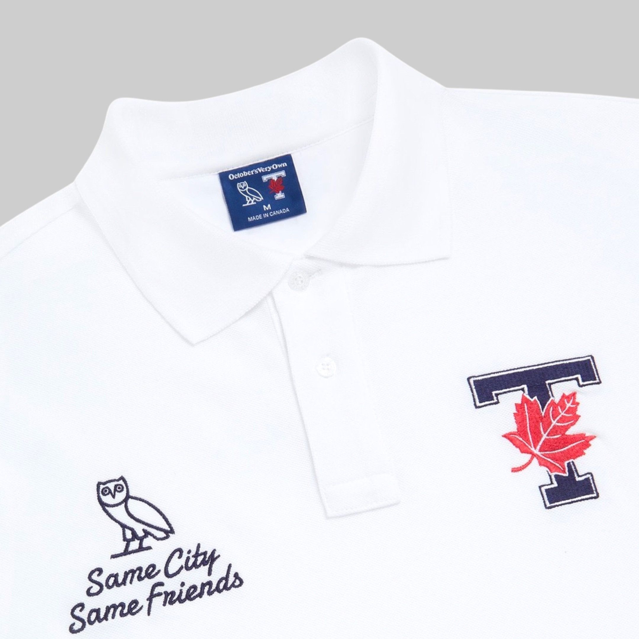 Drake OVO X UofT POLO - White Size US XL / EU 56 / 4 - 2 Thumbnail
