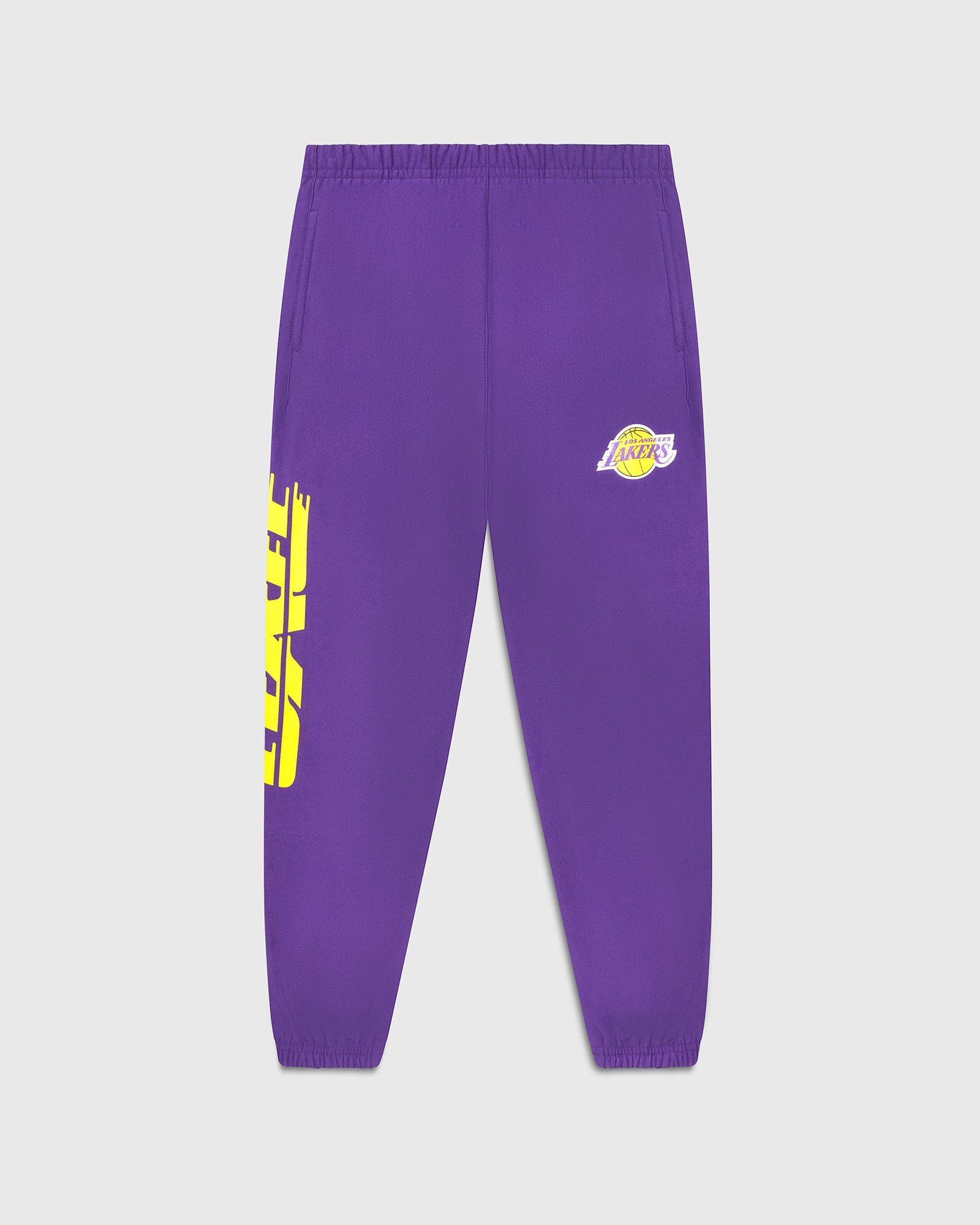 Drake OVO X NBA LAKERS FLEECE PANT - Medium Size US 31 - 4 Thumbnail