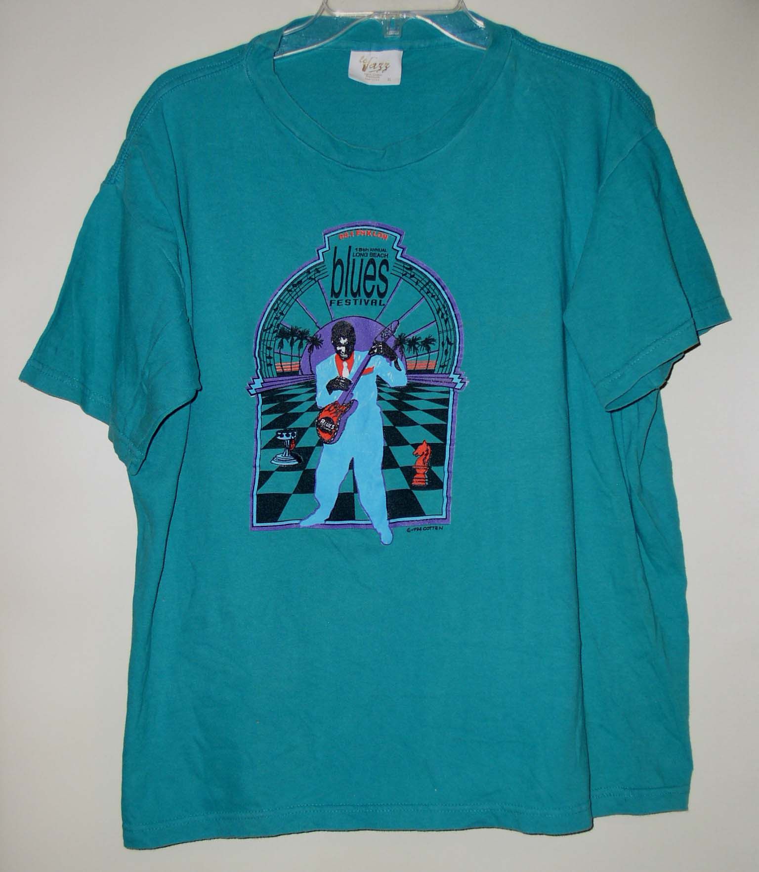 Vintage 1994 Blues Jazz popular Music Festival T-Shirt Size Medium