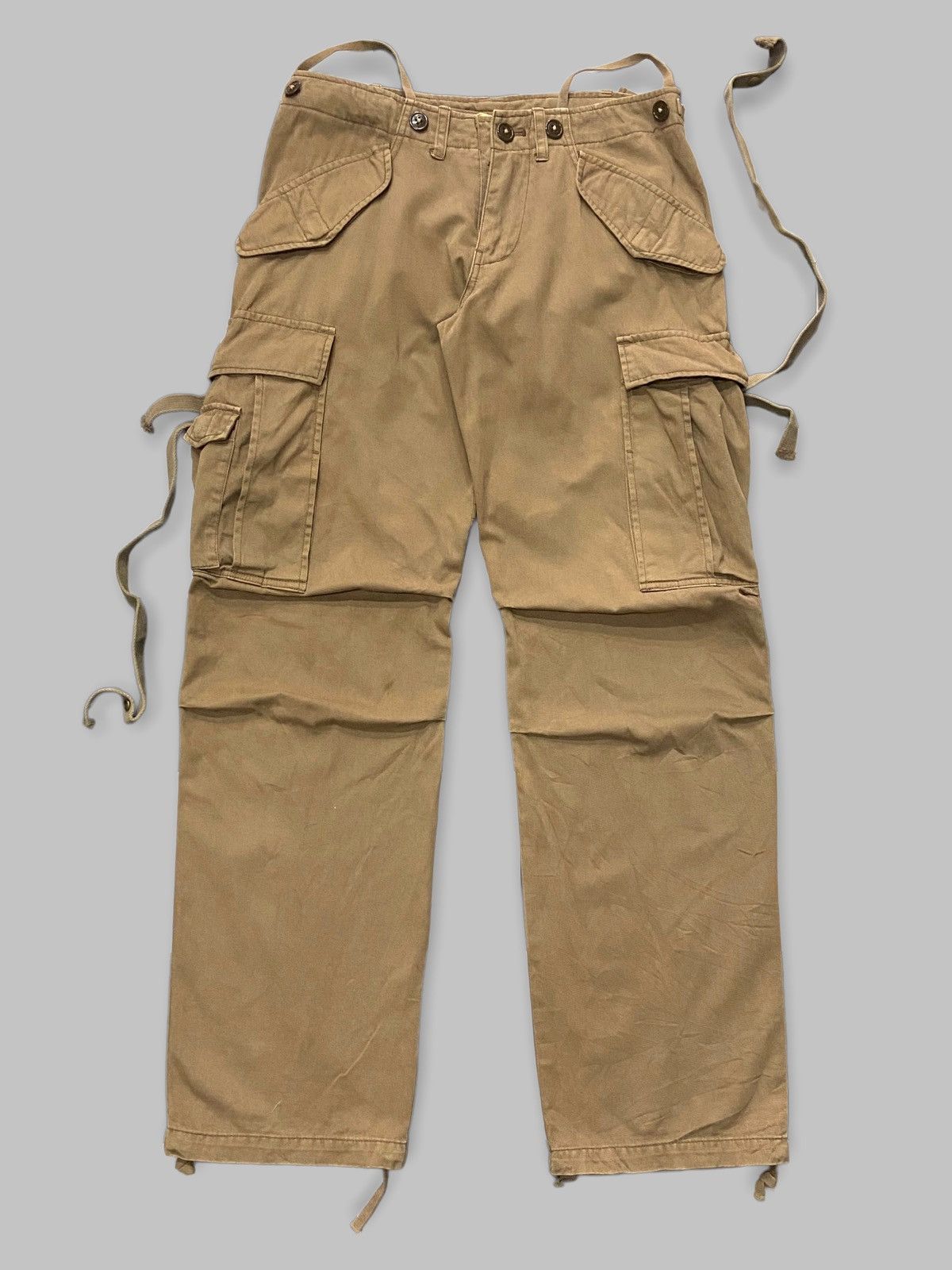 Vintage Beams Japan Technical Parachute Bondage Cargo Pants