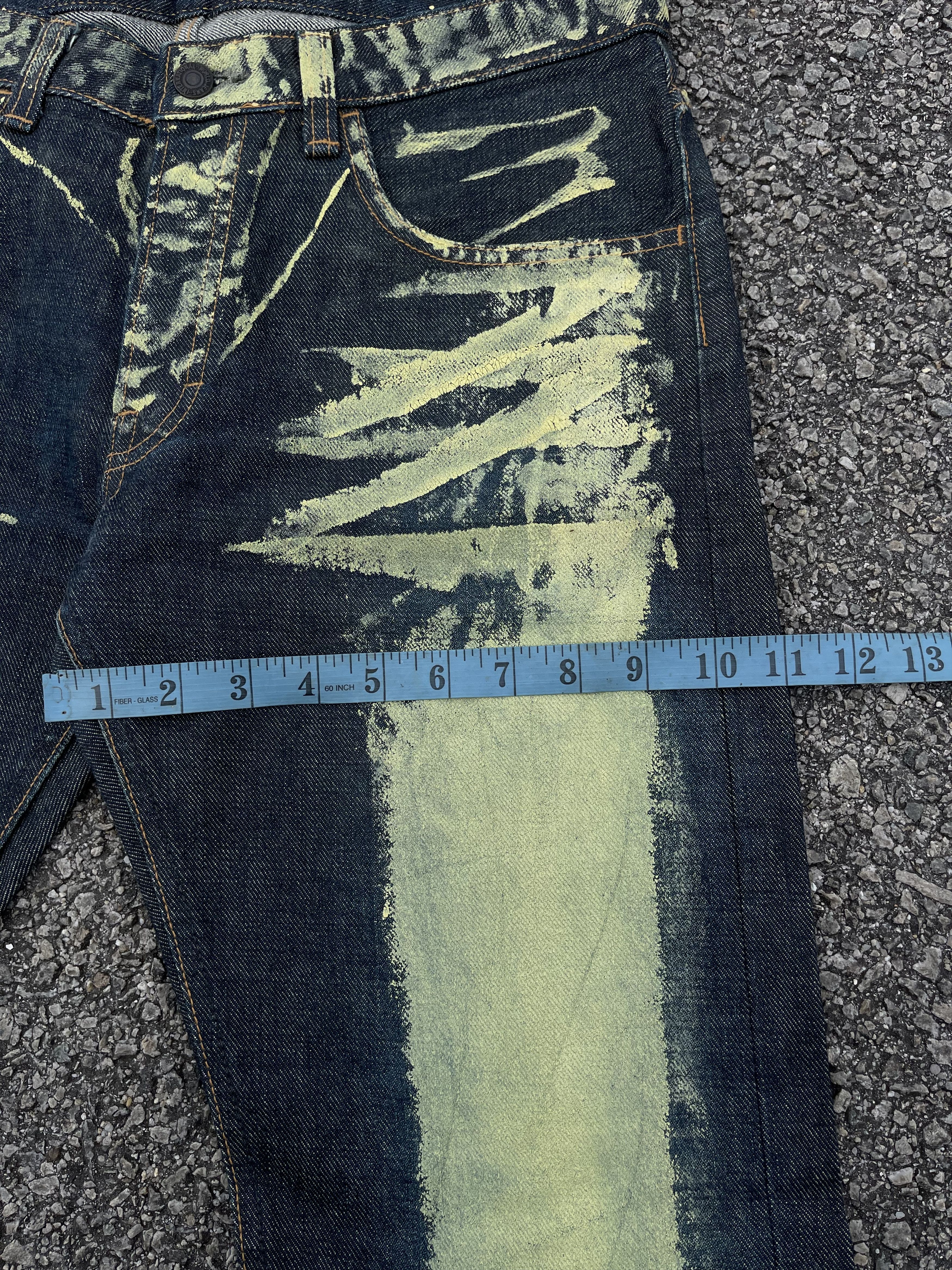 Beauty Beast × Big John × If Six Was Nine Big John Splatter Painter Straight Cut Denim Travis Scott Size US 32 / EU 48 - 9 Thumbnail