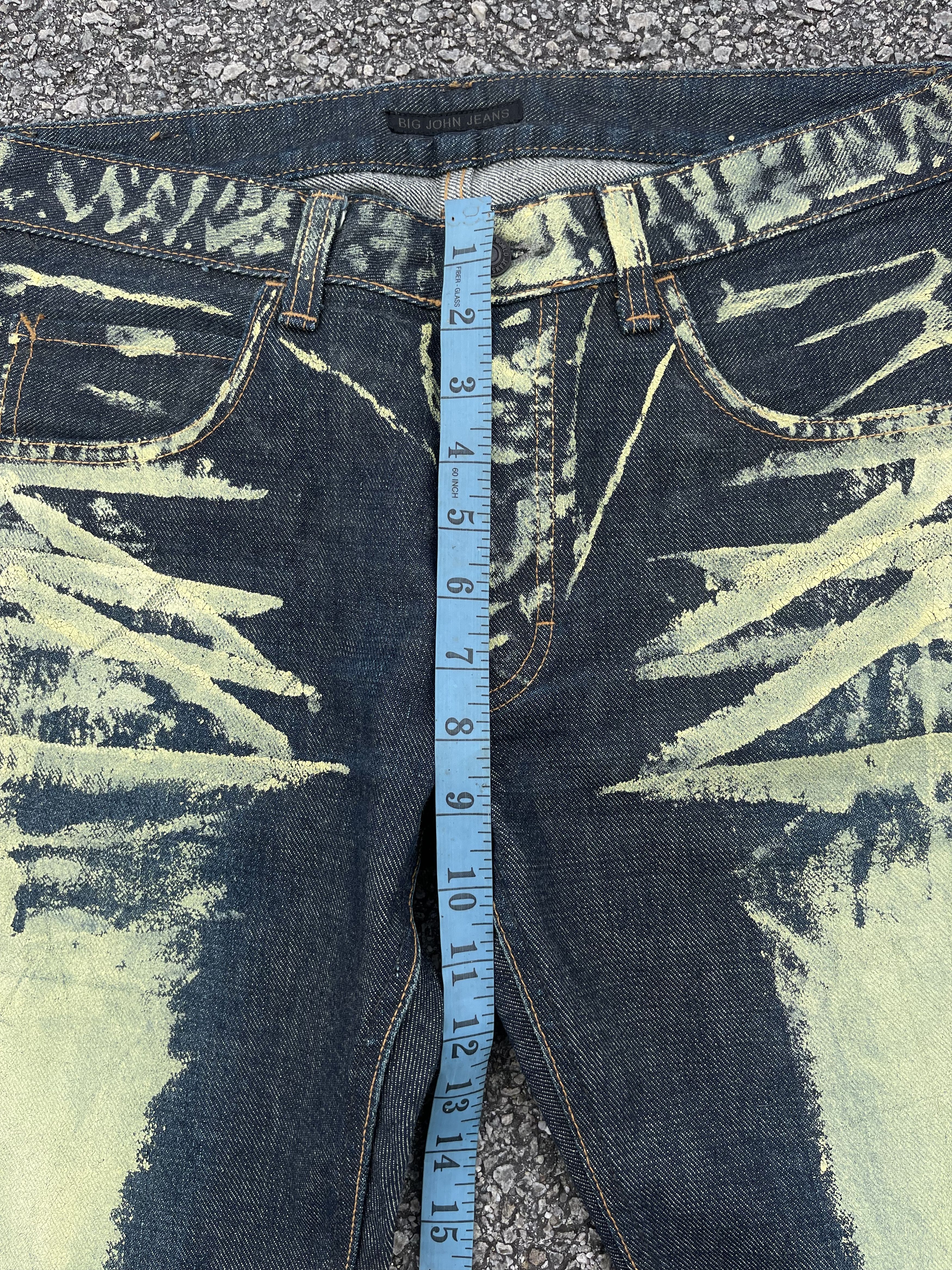 Beauty Beast × Big John × If Six Was Nine Big John Splatter Painter Straight Cut Denim Travis Scott Size US 32 / EU 48 - 6 Thumbnail