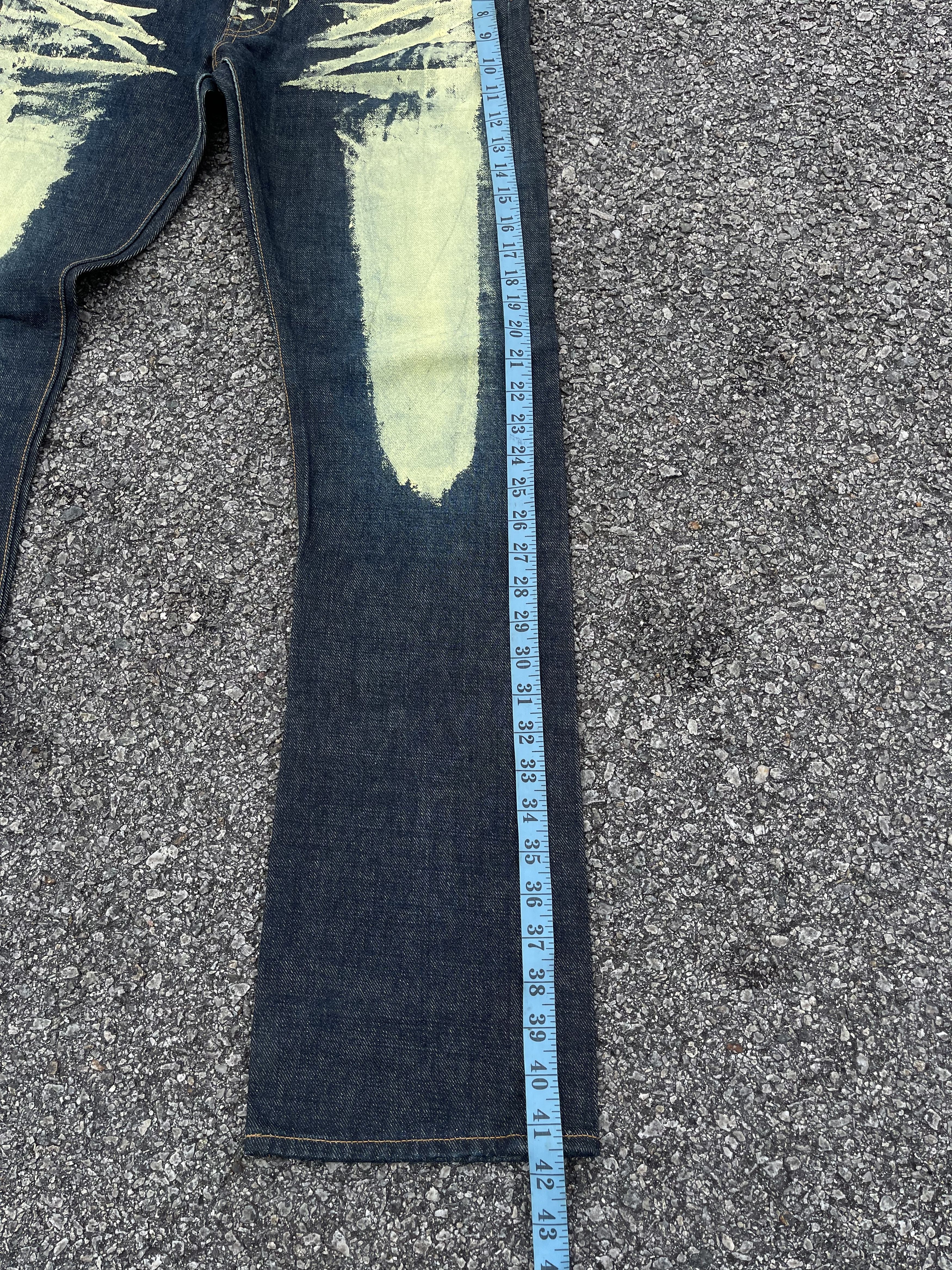 Beauty Beast × Big John × If Six Was Nine Big John Splatter Painter Straight Cut Denim Travis Scott Size US 32 / EU 48 - 7 Thumbnail